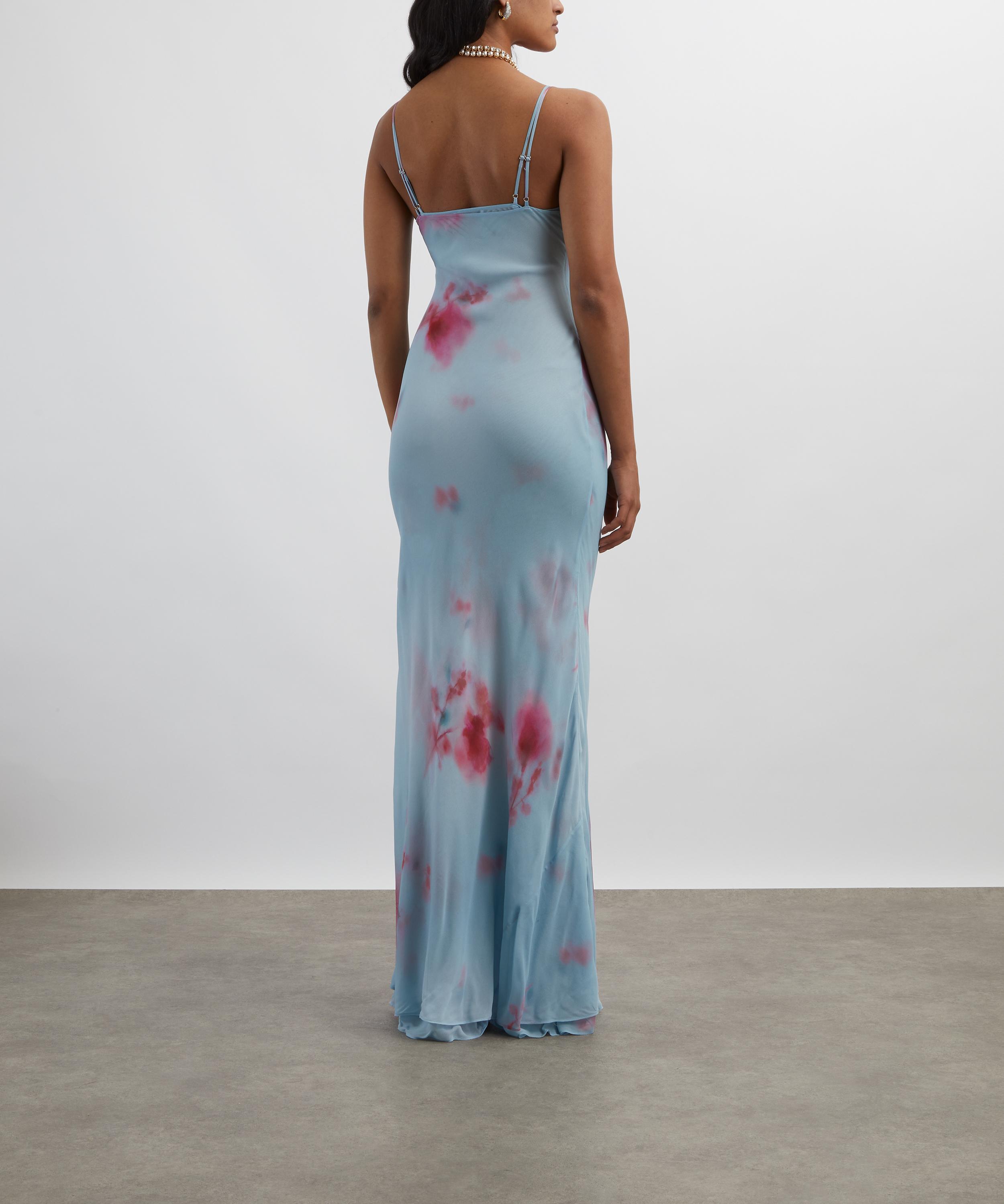 Rat & Boa - Sascha Blue Double-Layered Maxi Dress image number 3