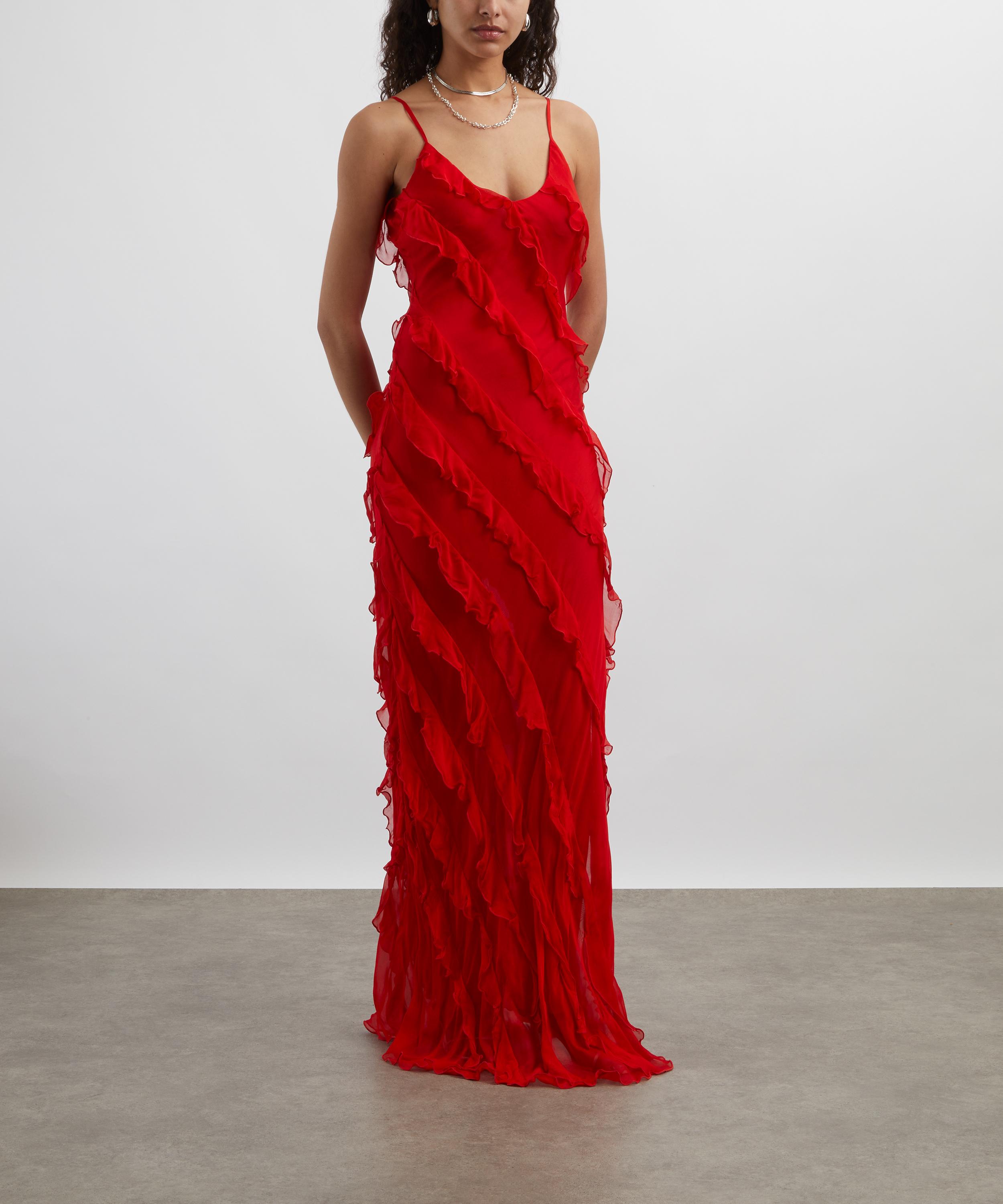 Rat & Boa - Cecelia Silk Chiffon Maxi Dress image number 2