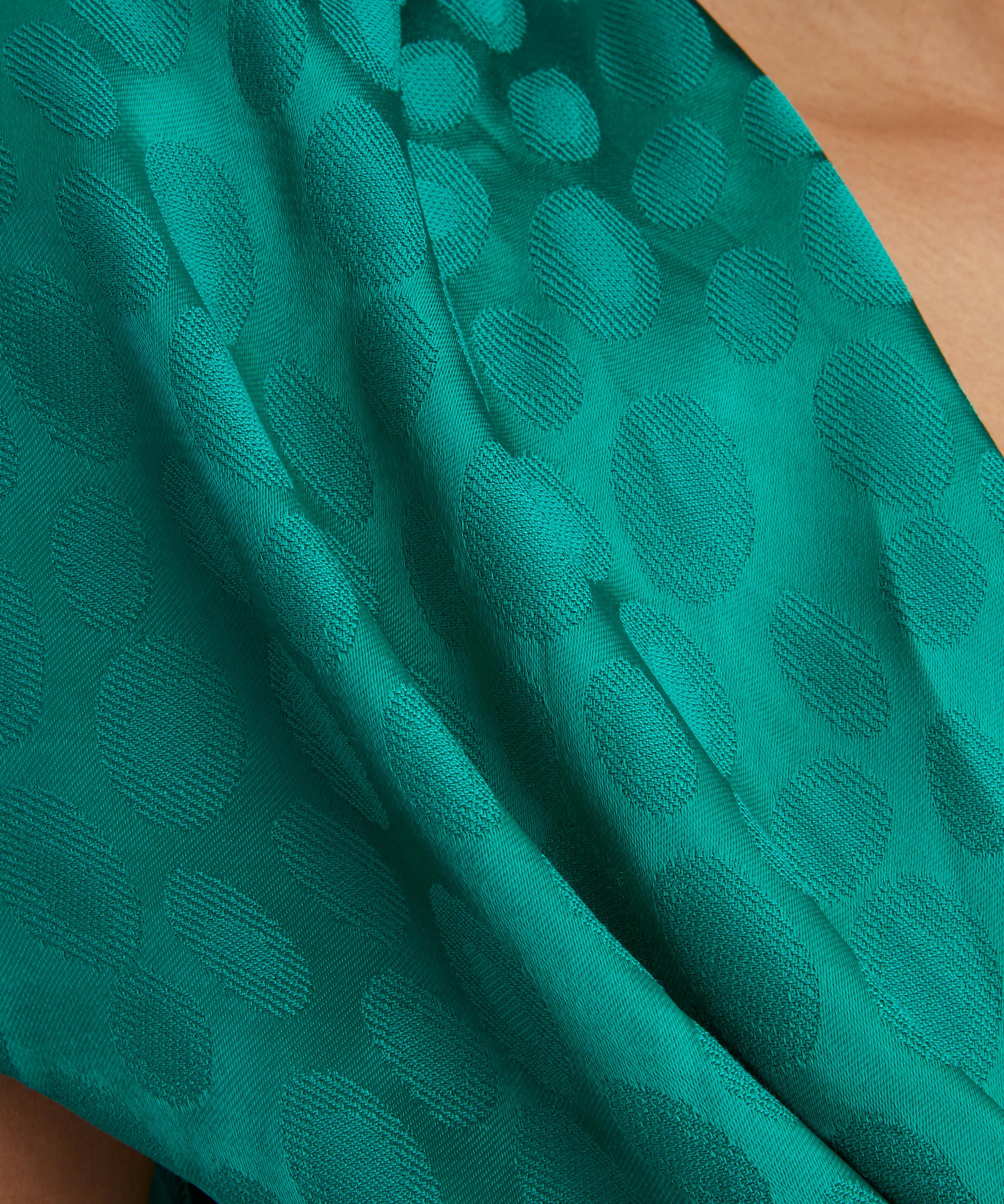 Rat & Boa - Odessa Emerald Jacquard Maxi Dress image number 4