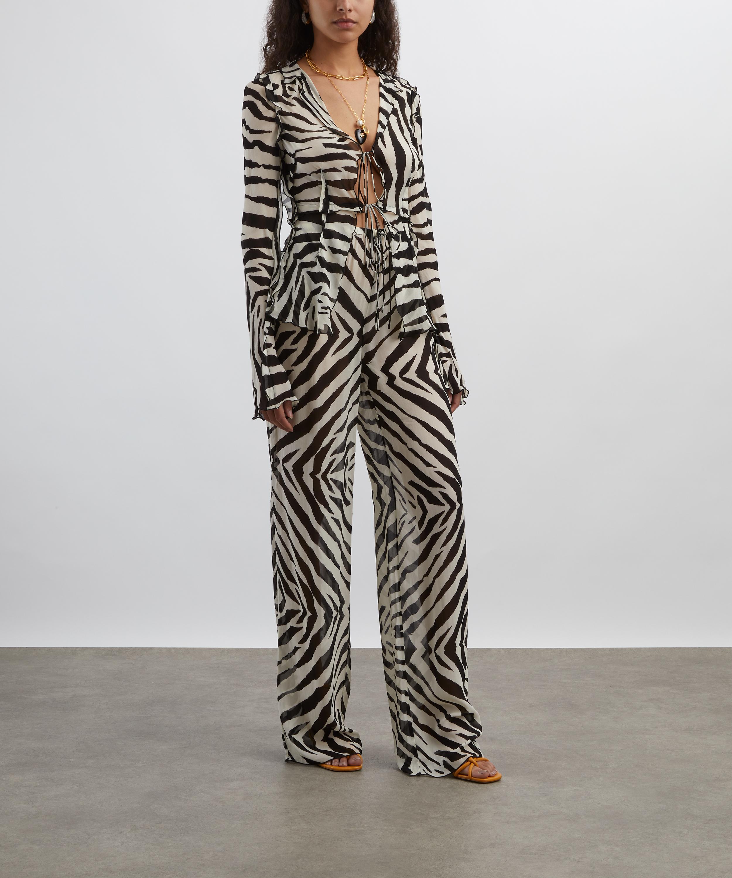 Rat & Boa - Zephyr Zebra Blouse image number 1