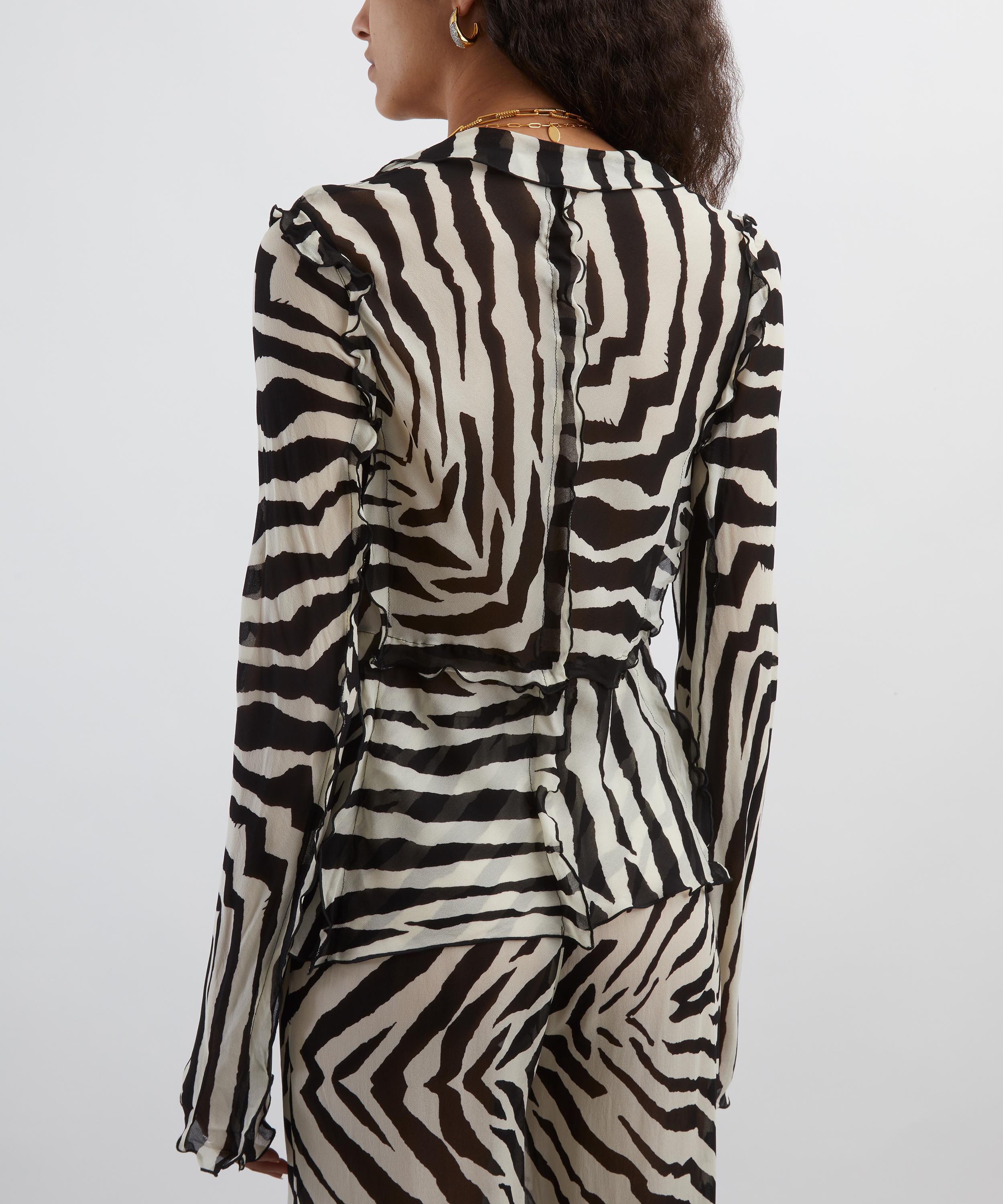 Rat & Boa - Zephyr Zebra Blouse image number 3