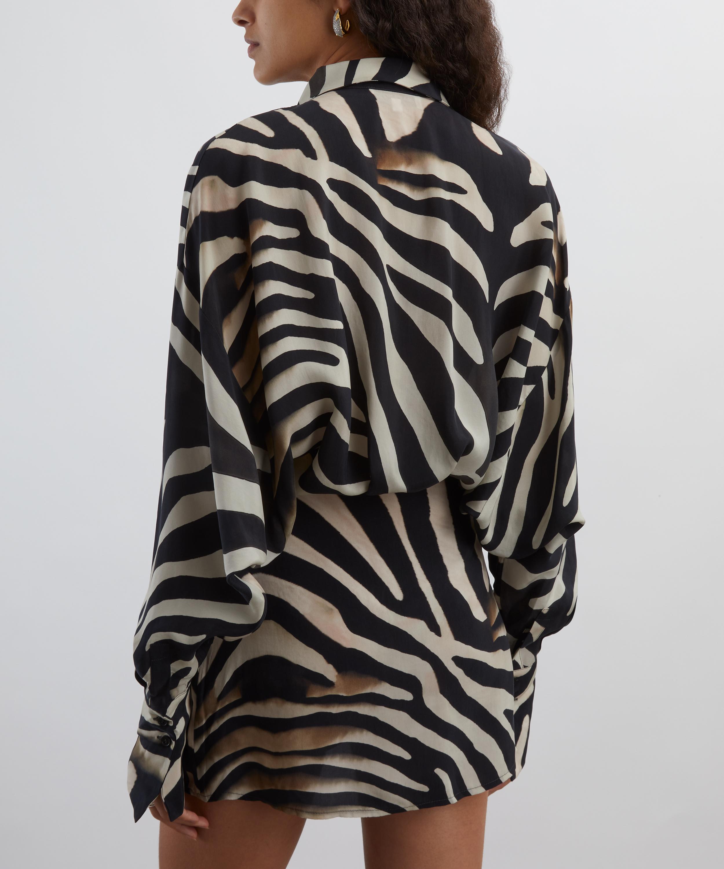 Rat & Boa - Rhoda Zebra Shirt Dress image number 3
