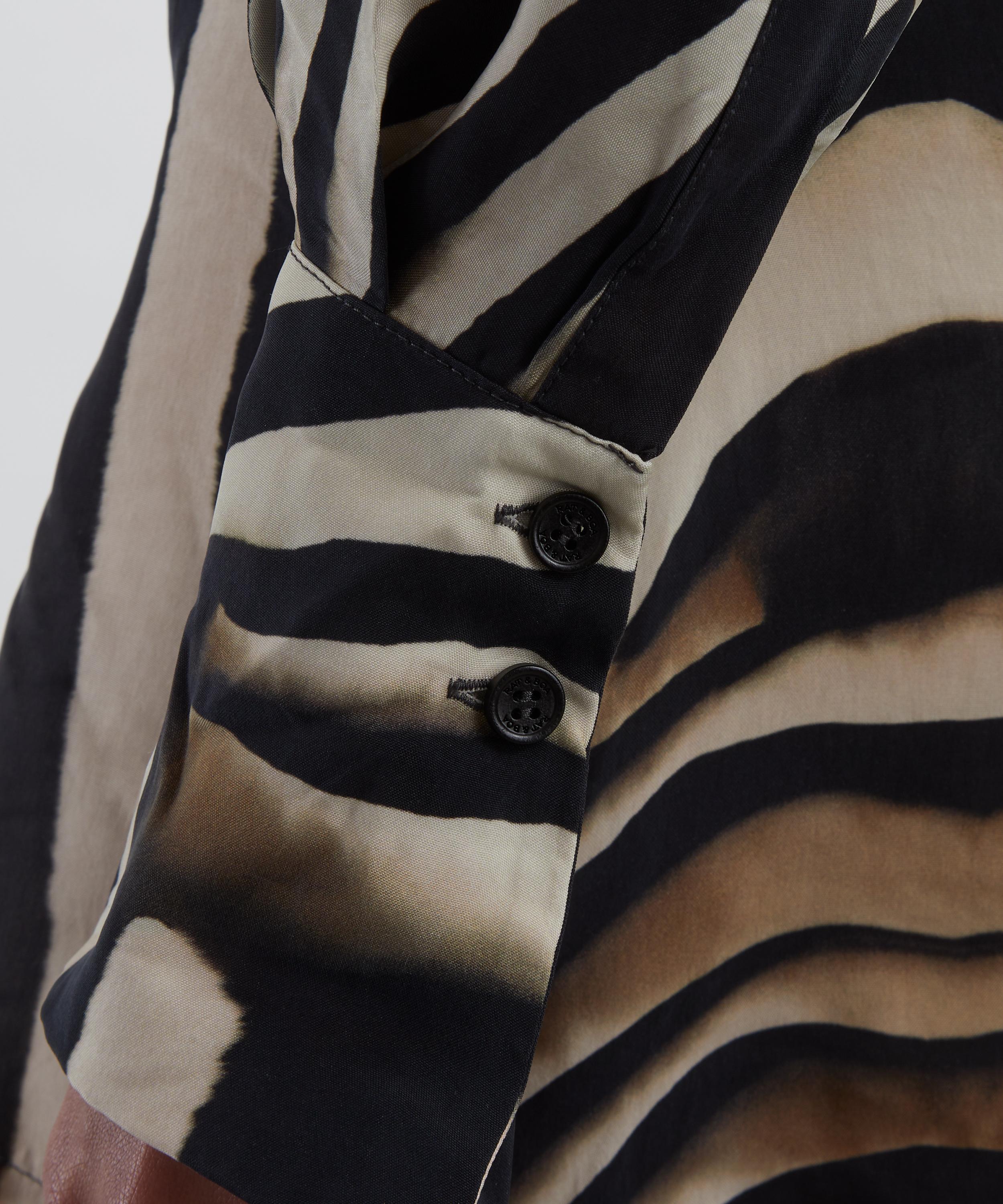 Rat & Boa - Rhoda Zebra Shirt Dress image number 4