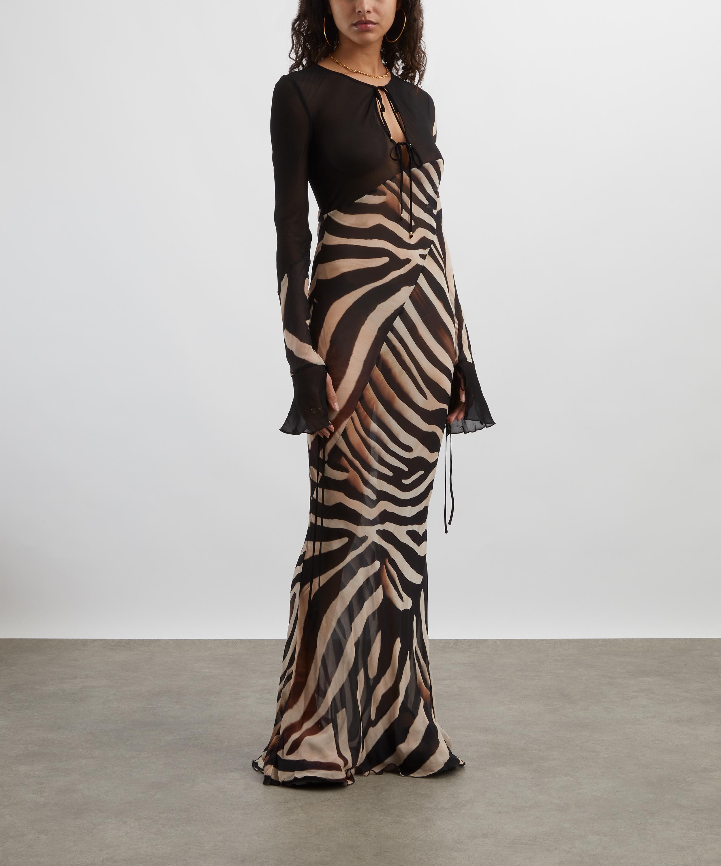 Rat & Boa - Sabine Zebra Maxi Dress image number 2