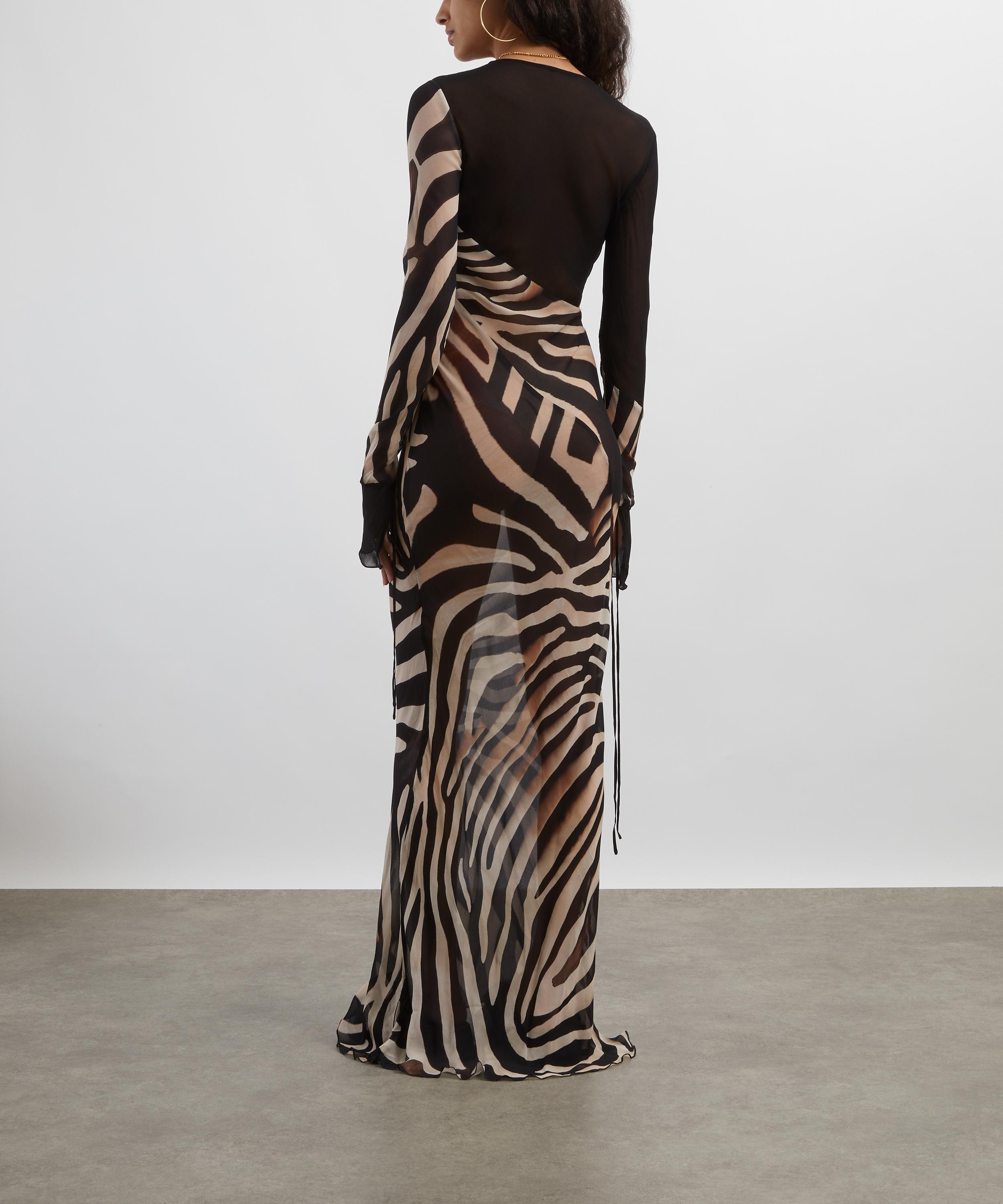 Rat & Boa - Sabine Zebra Maxi Dress image number 3