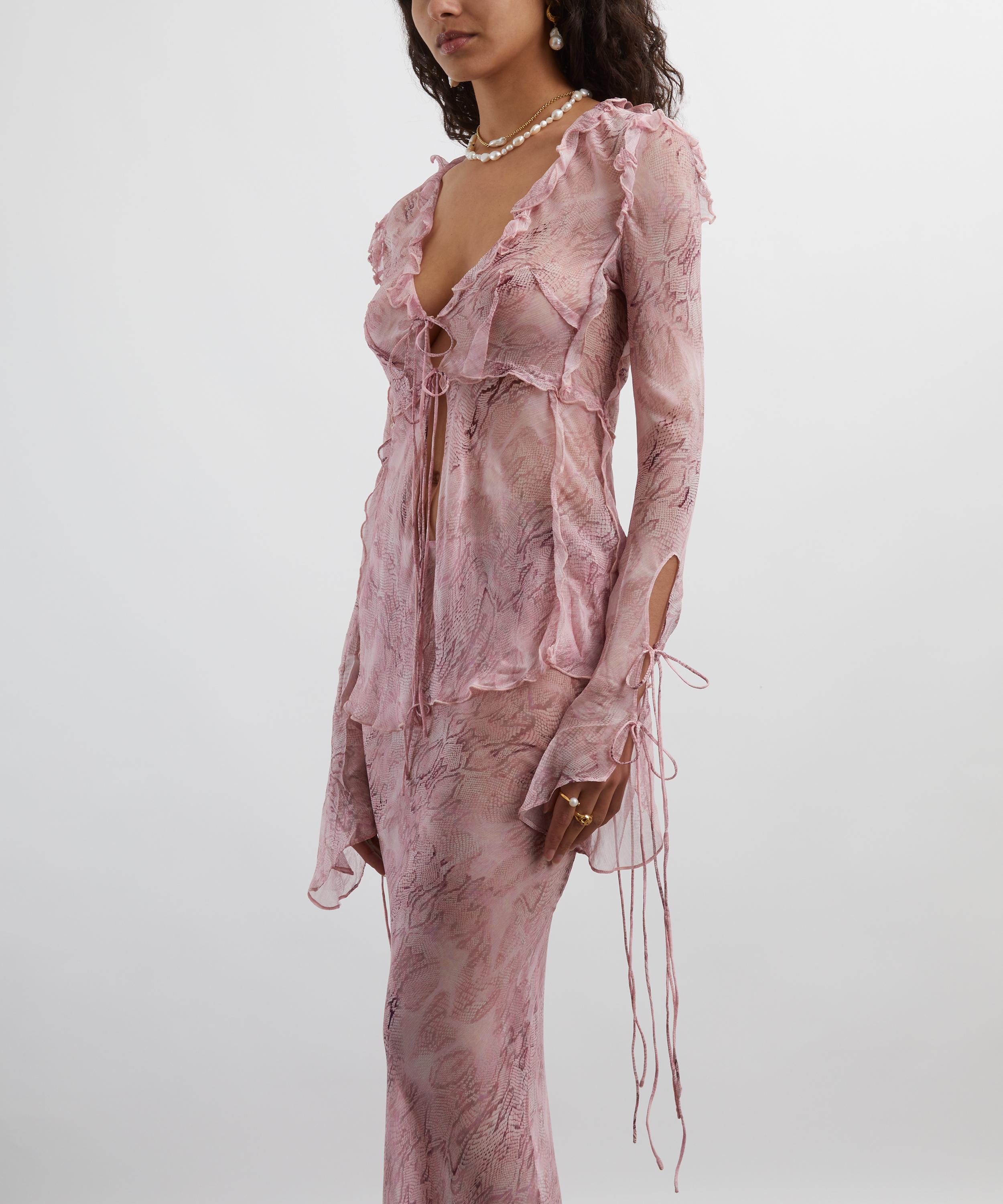Rat & Boa - Cobra Pink Blouse image number 2