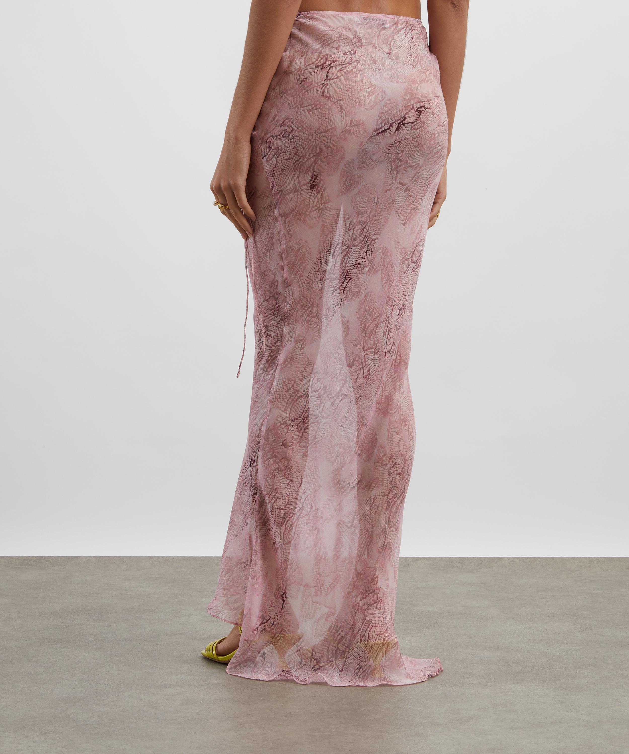 Rat & Boa - Cobra Pink Maxi Skirt image number 3