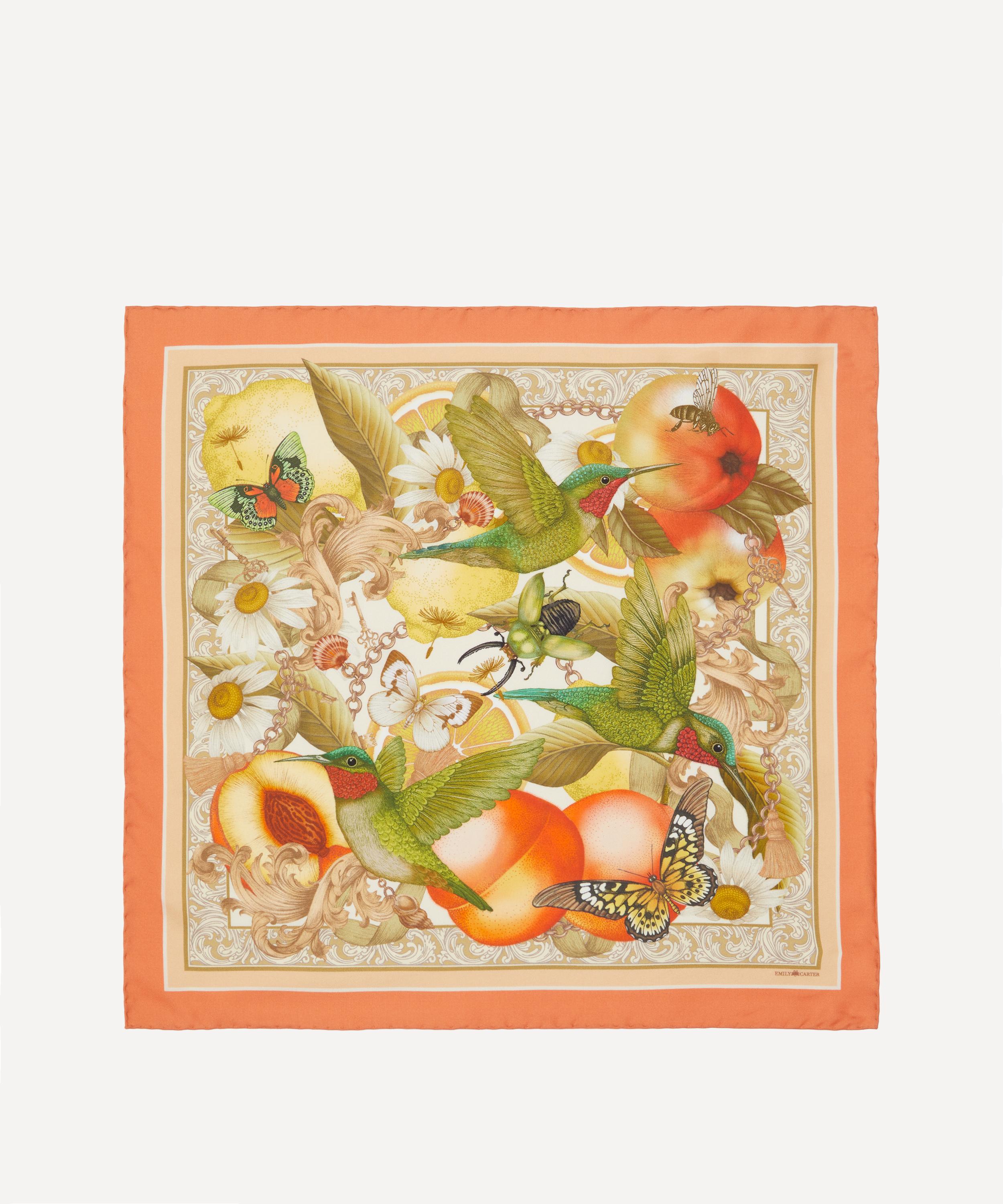 Emily Carter - Botanical Garden 45x45 Silk Scarf image number 0