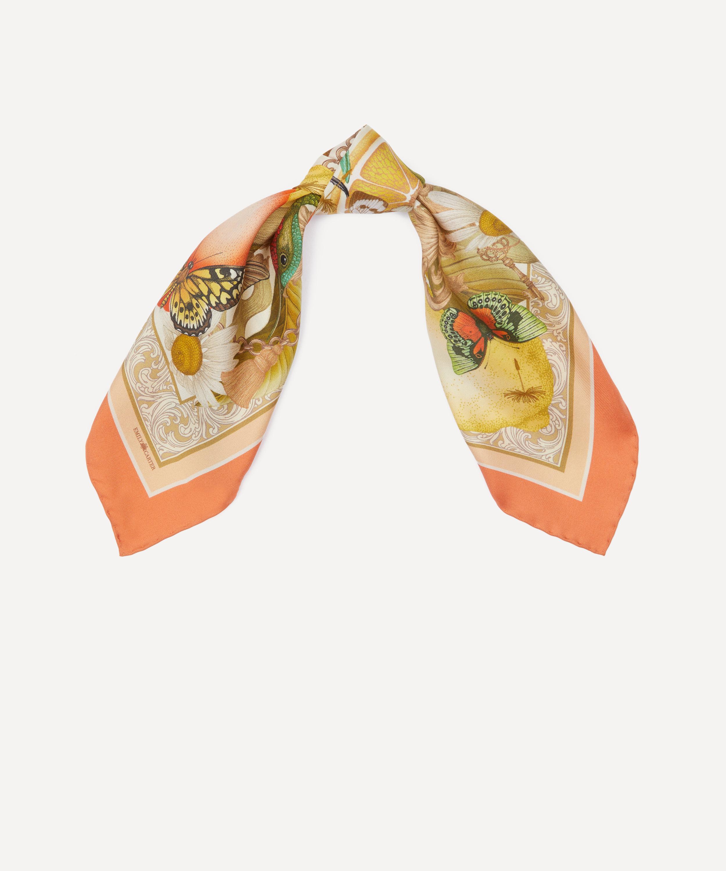Emily Carter - Botanical Garden 45x45 Silk Scarf image number 1
