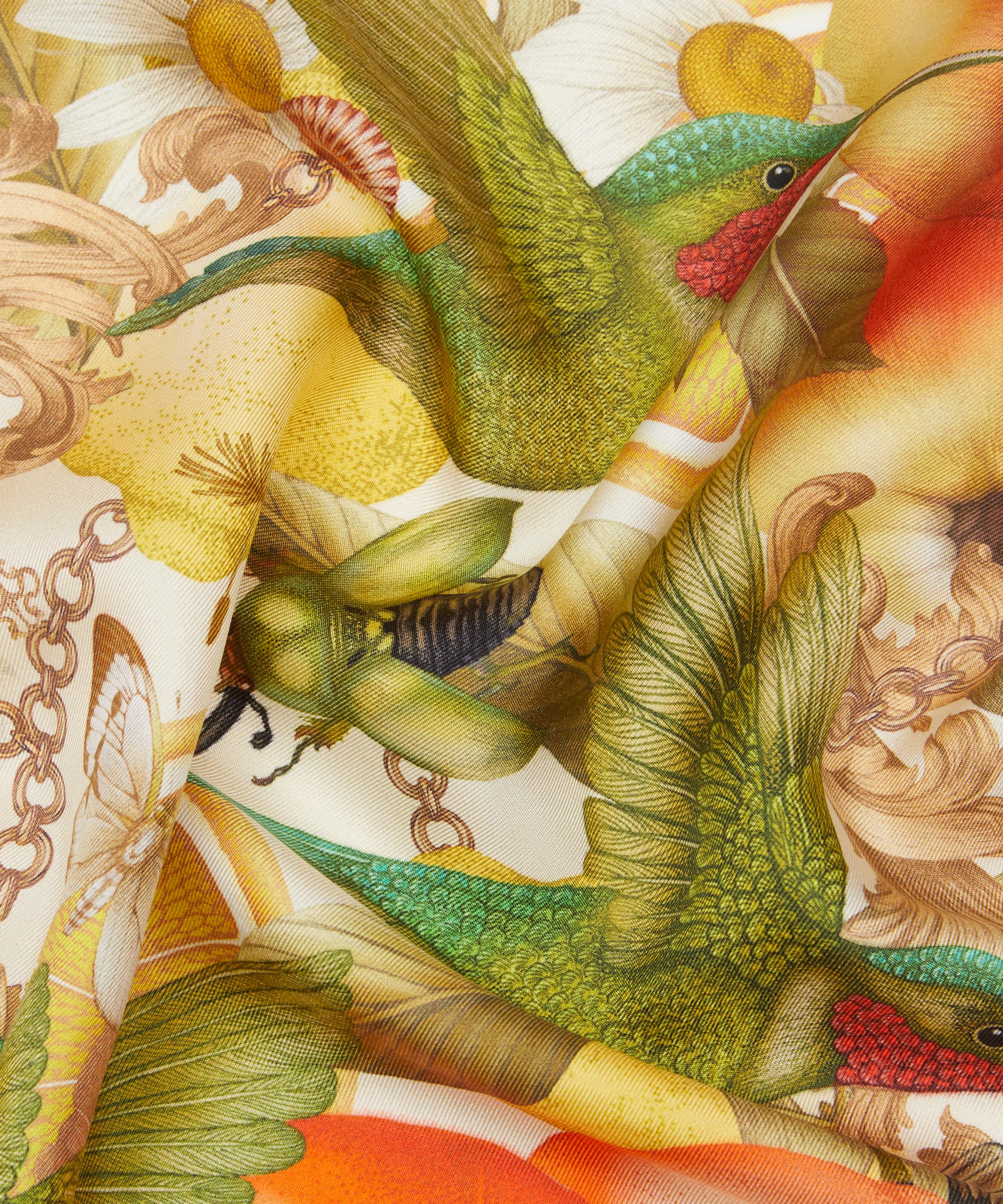 Emily Carter - Botanical Garden 45x45 Silk Scarf image number 3