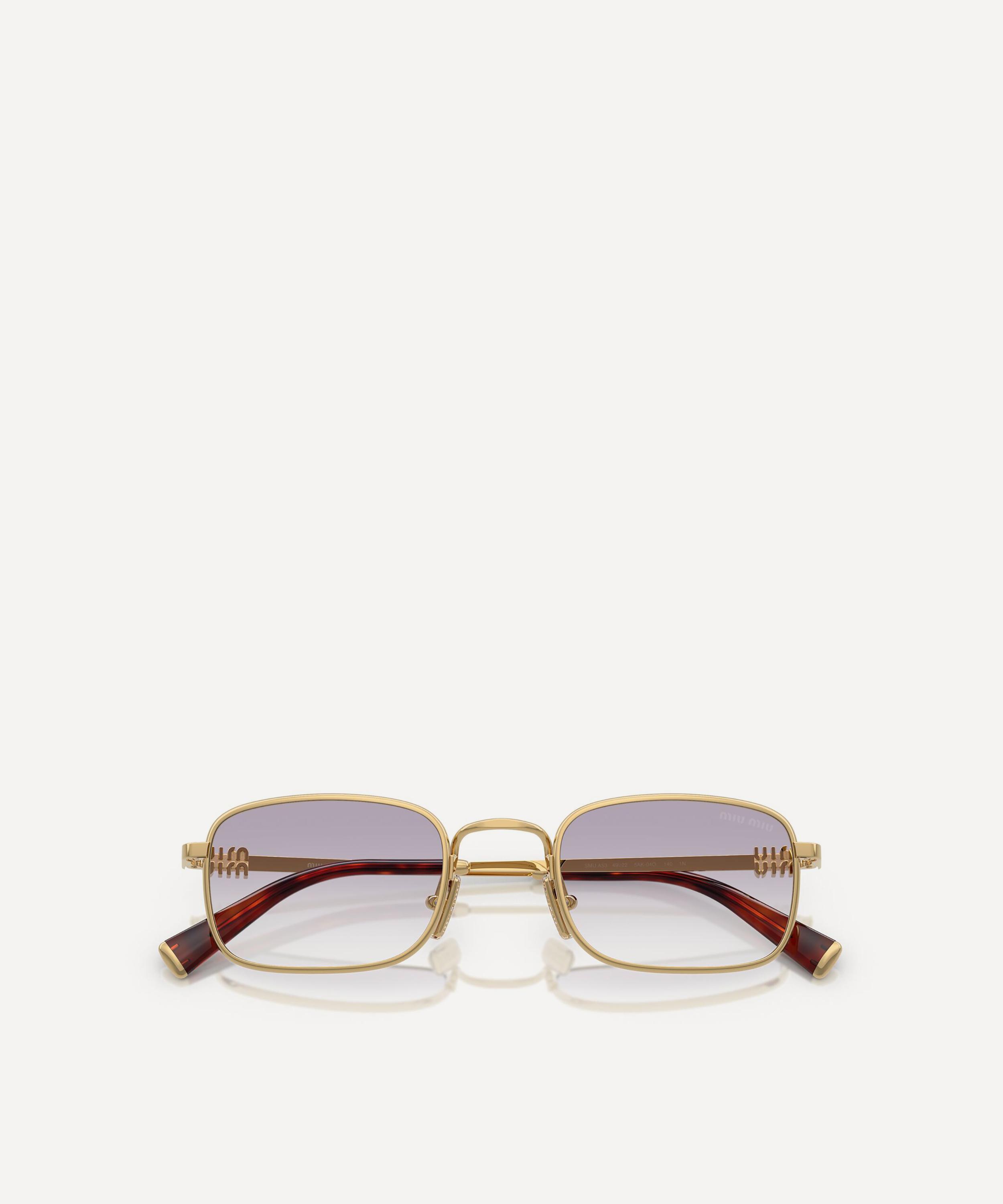 Miu Miu - Rectangle Sunglasses image number 4