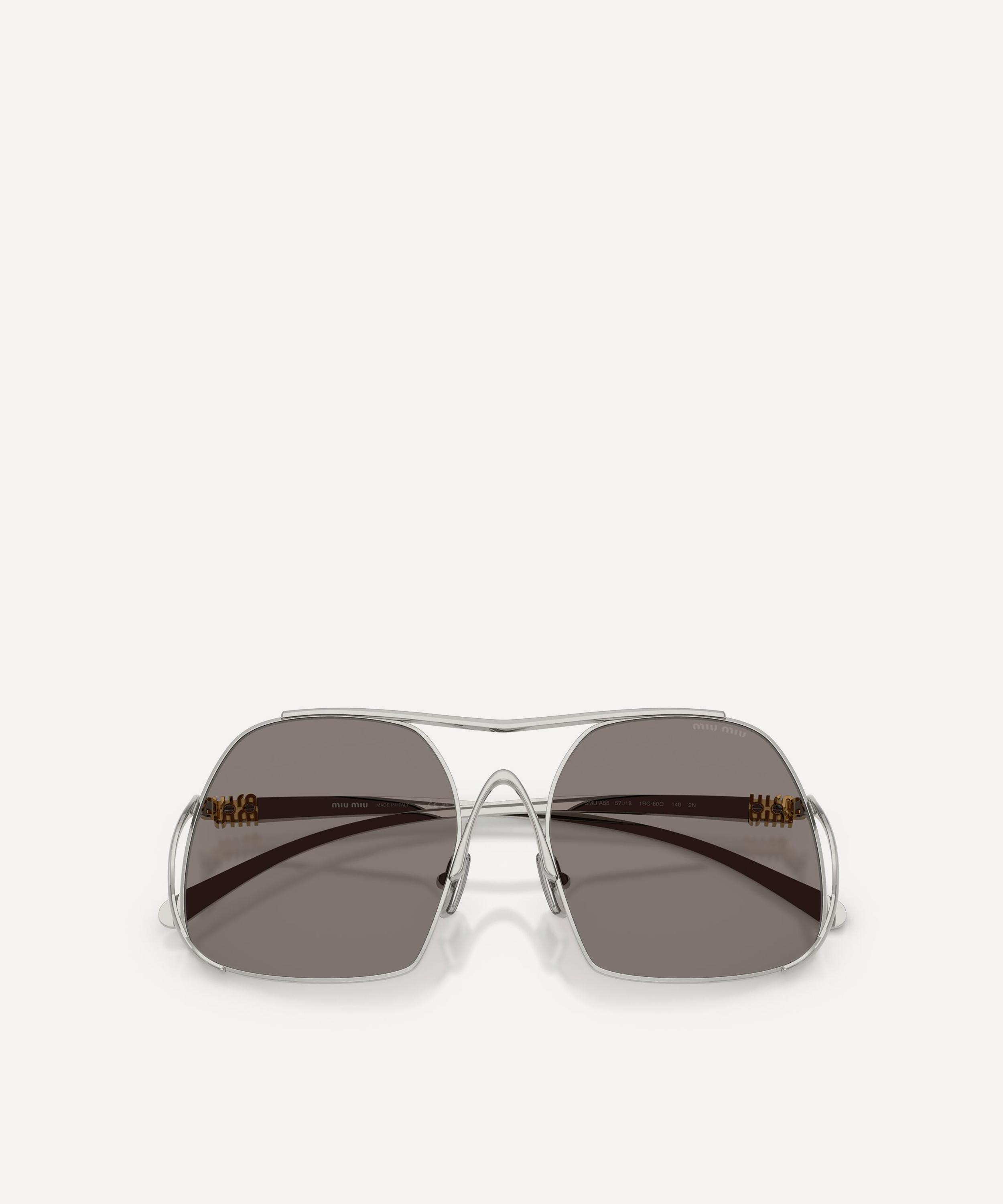 Miu Miu - Oversized Square Sunglasses image number 4