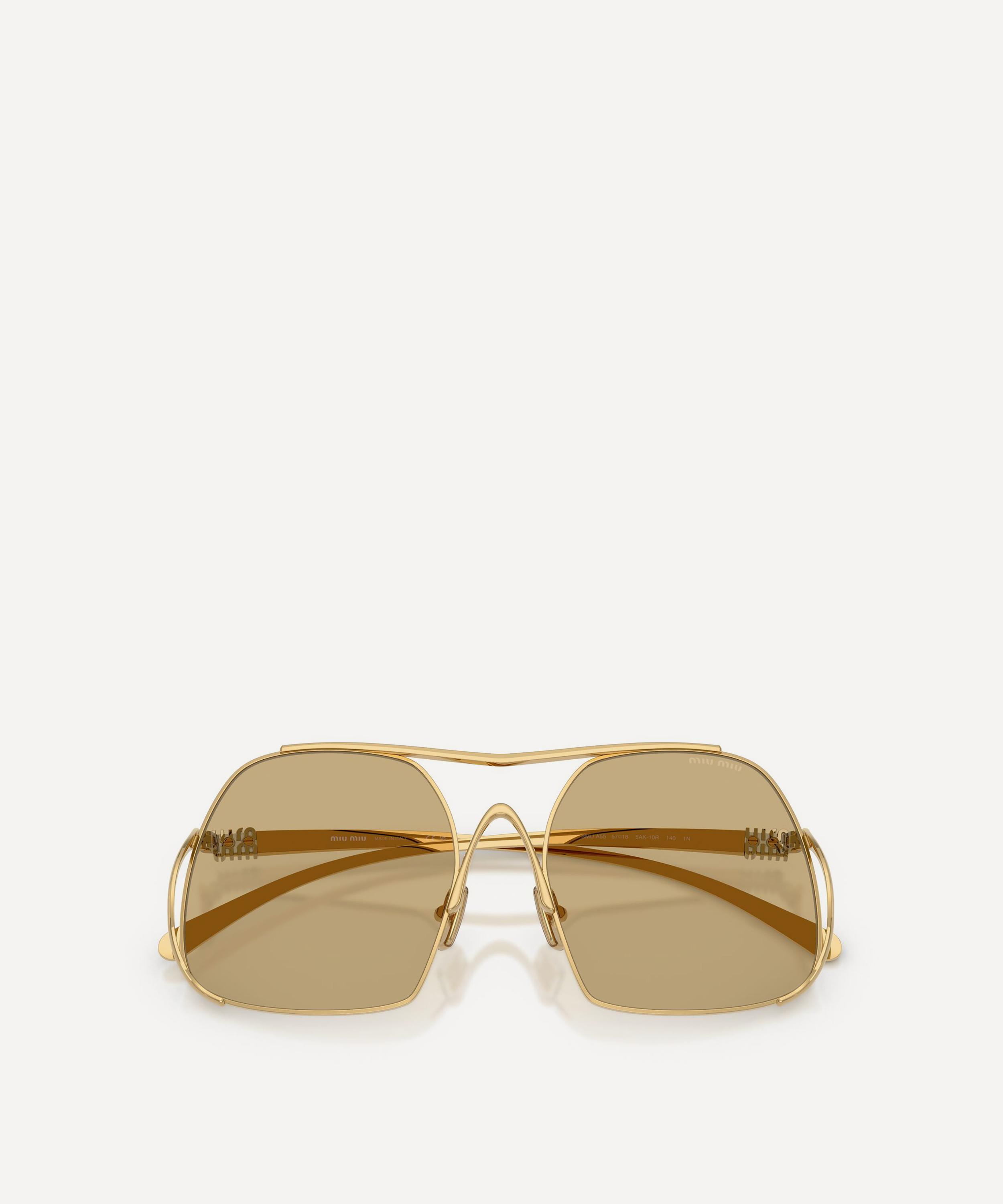 Miu Miu - Oversized Square Sunglasses image number 4
