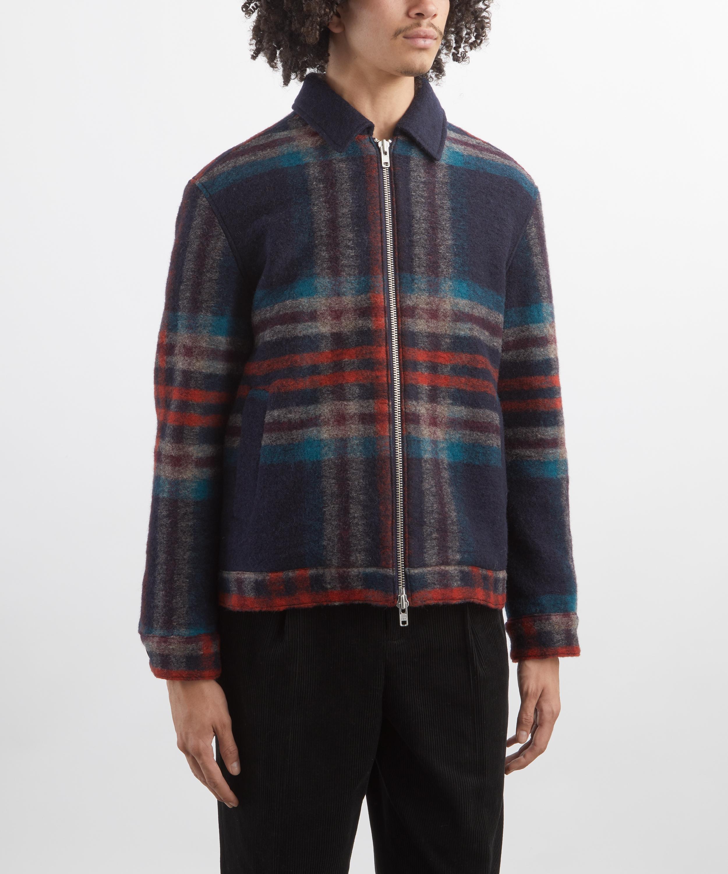 Wax London - Heath Check Wool-Blend Jacket image number 2