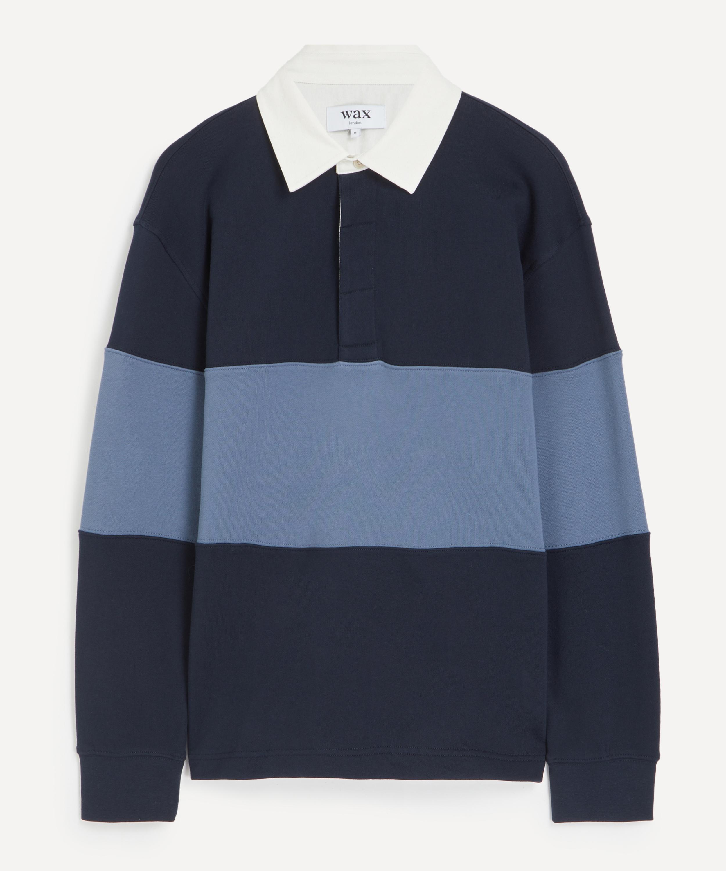 Wax London - Rowhill Panelled Rugby Shirt image number 0