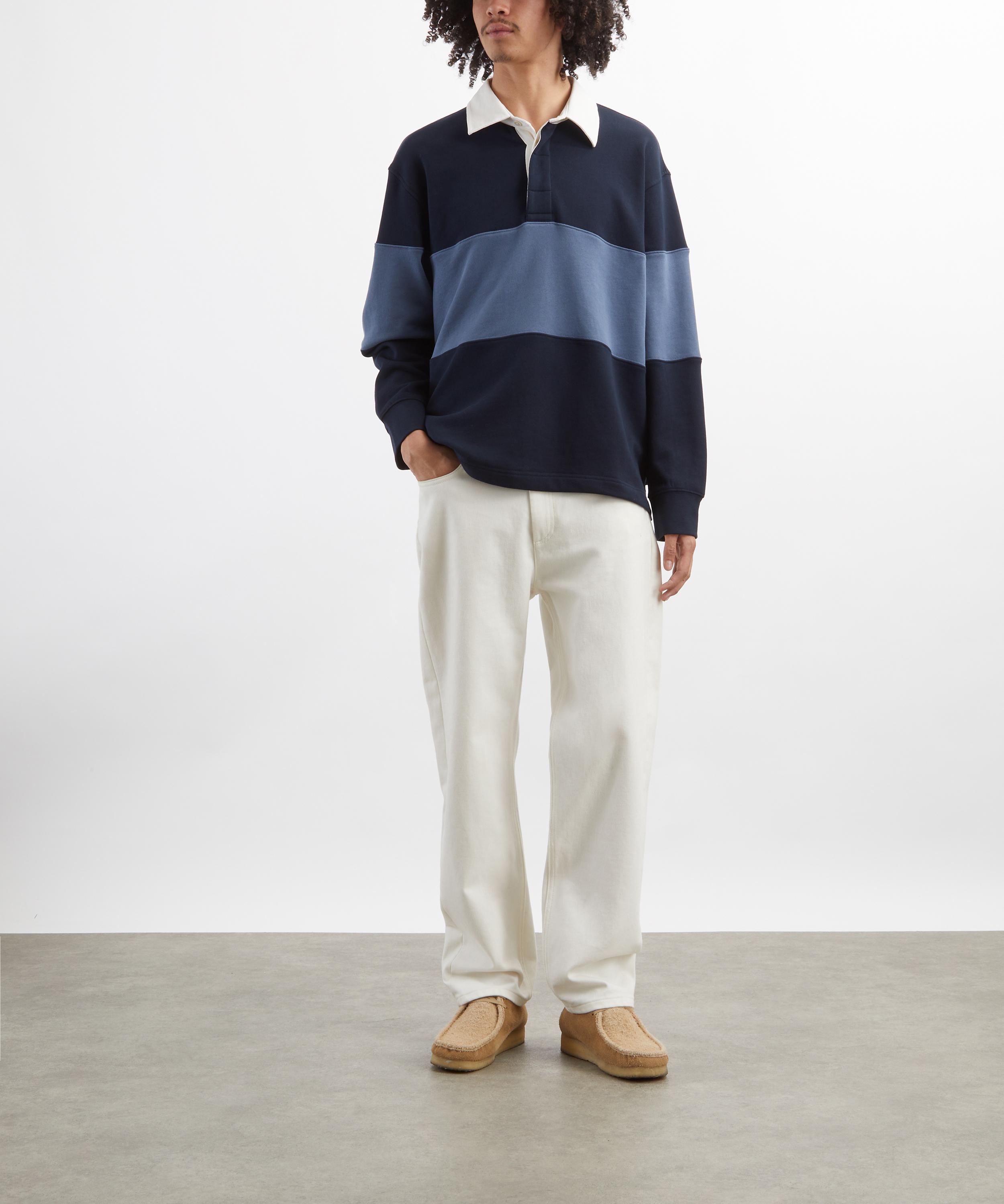 Wax London - Rowhill Panelled Rugby Shirt image number 1