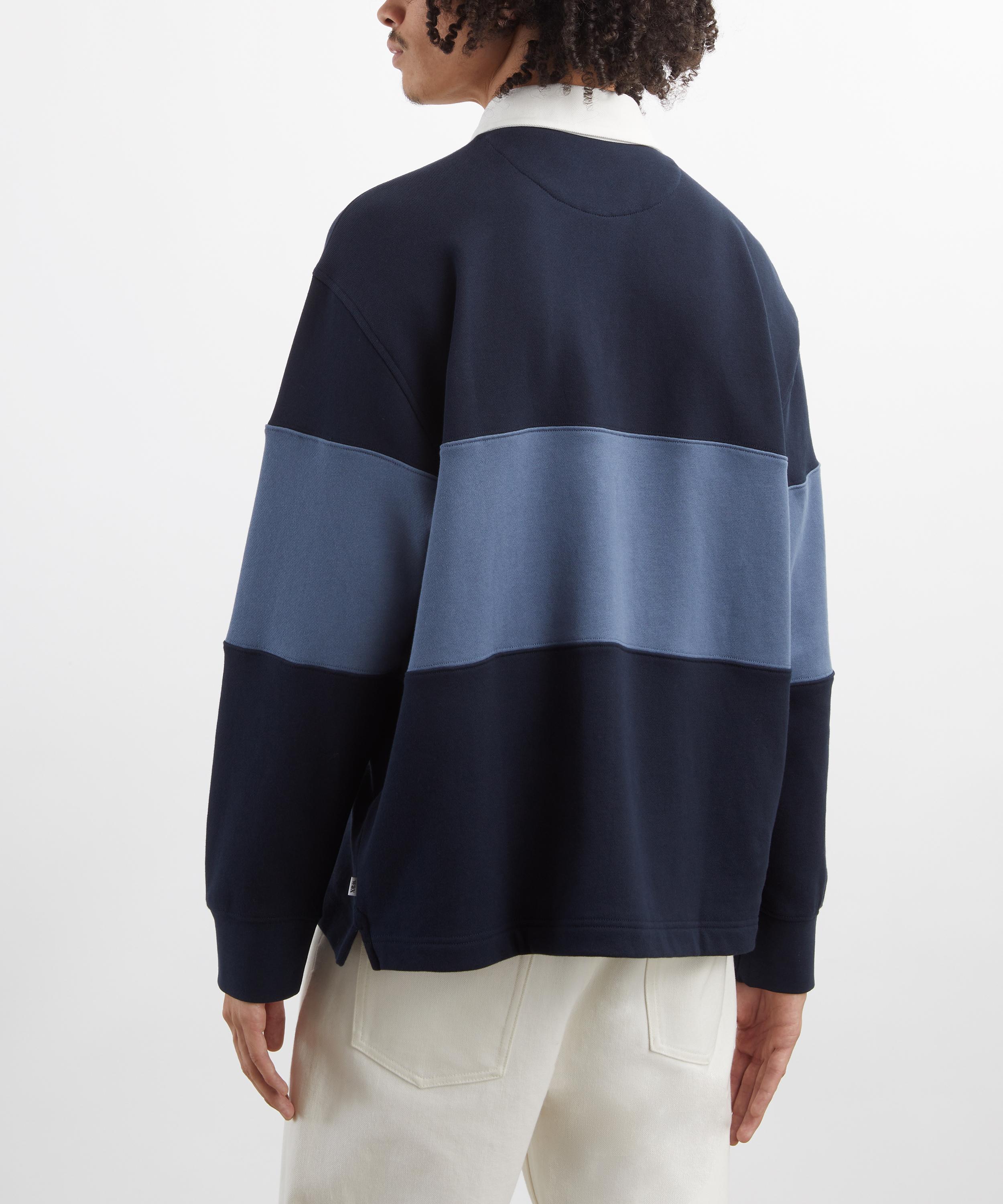 Wax London - Rowhill Panelled Rugby Shirt image number 3