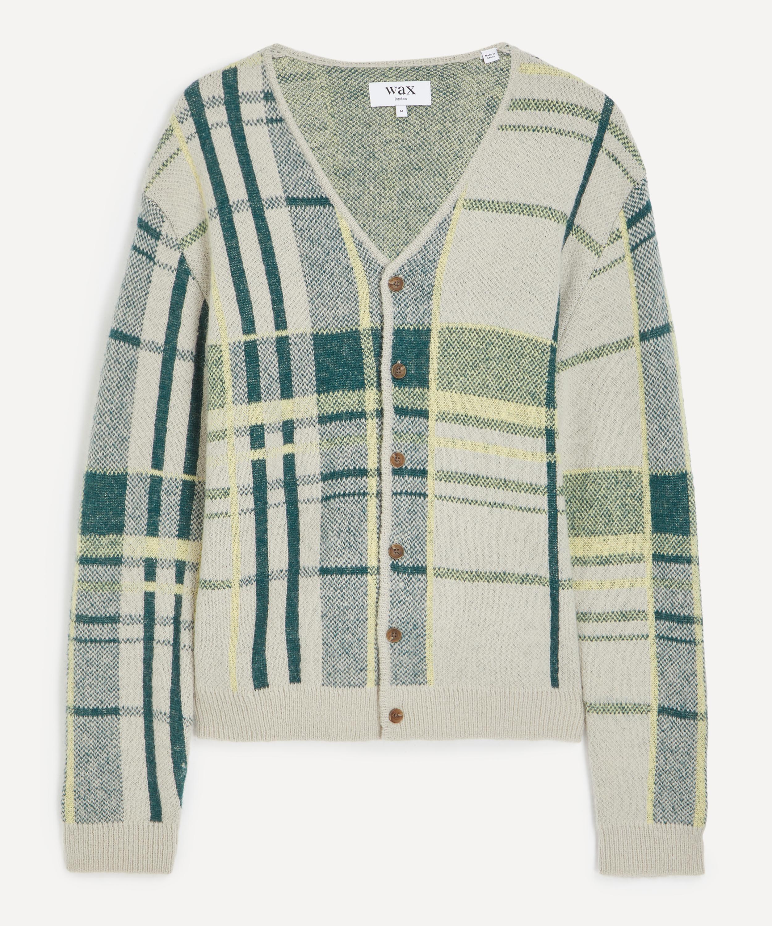 Wax London - Alban Plaid Check Cardigan image number 0