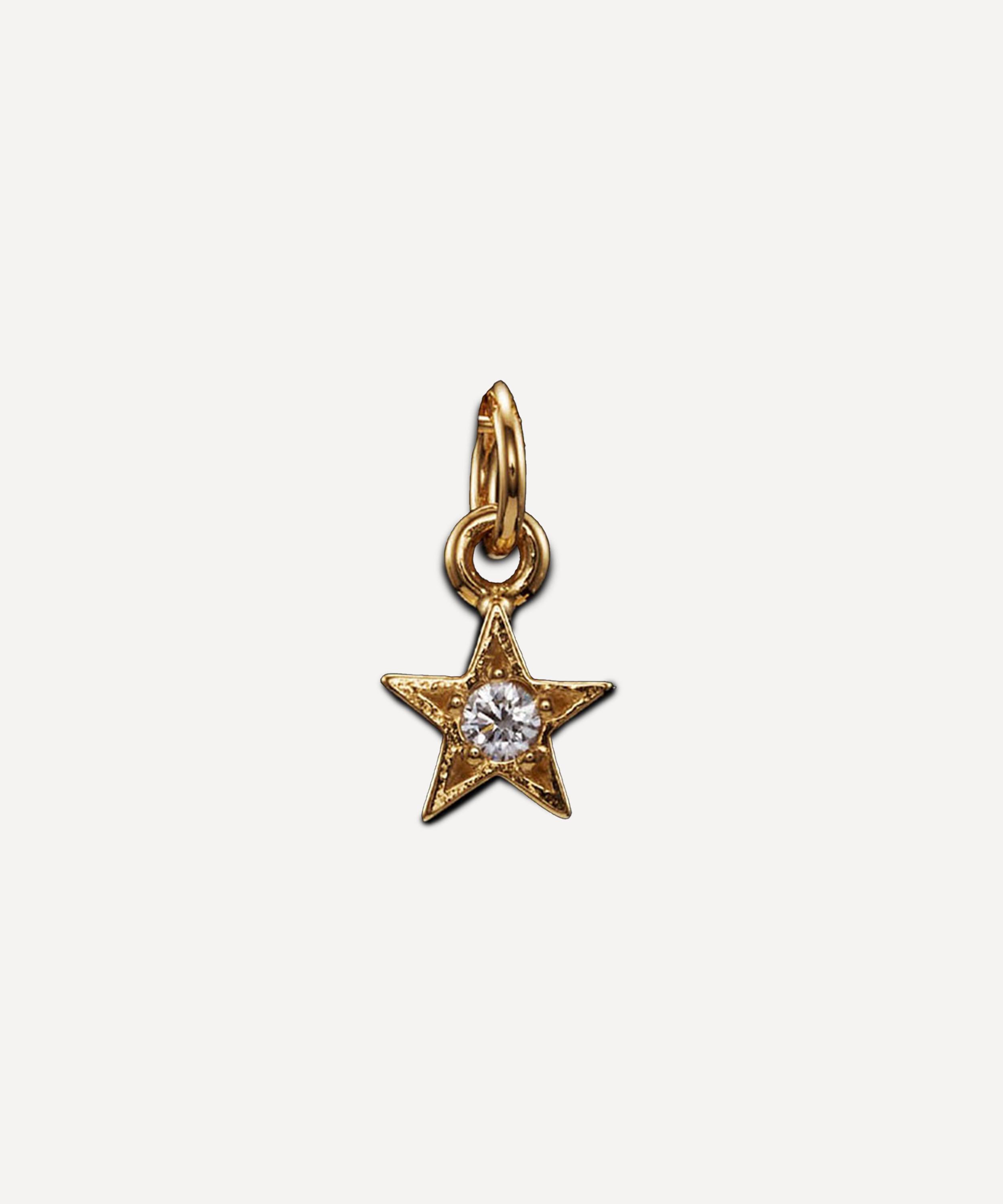 Maria Nilsdotter - 18ct Gold Star Diamond Pendant