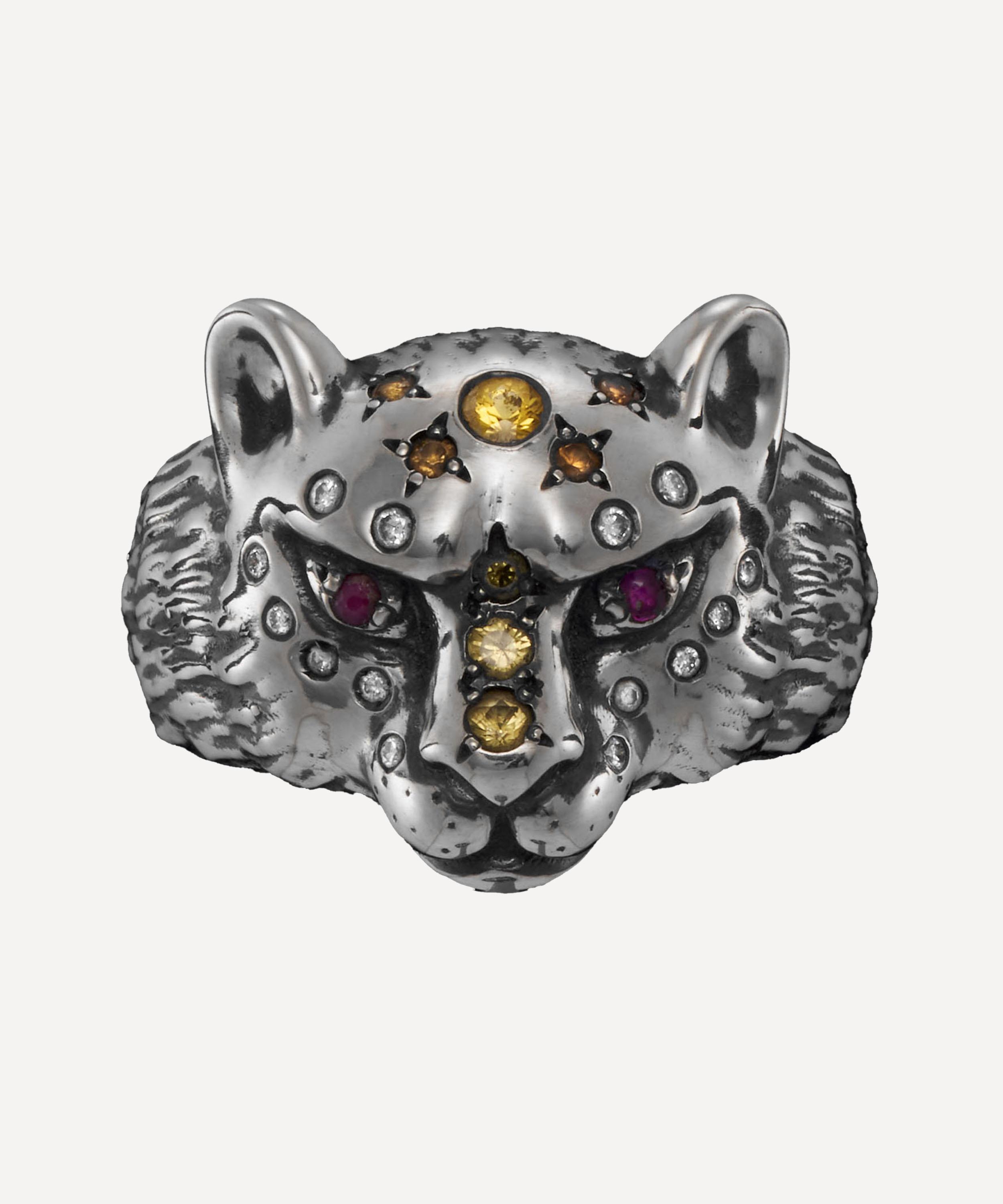 Maria Nilsdotter - Oxidised Silver Empress Ring image number 0