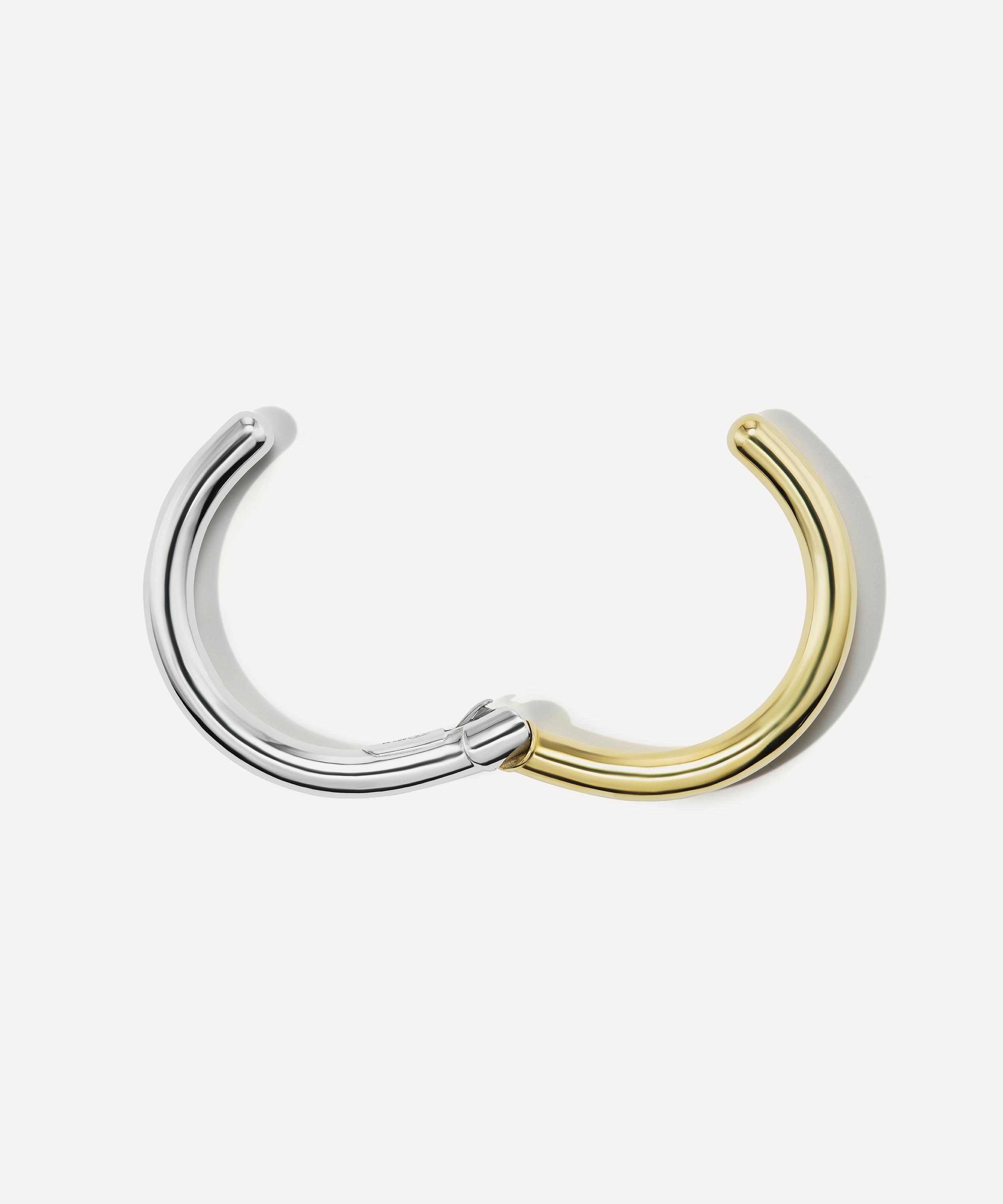 Marla Aaron - Sterling Silver Hinged Cuffling Bracelet image number 1