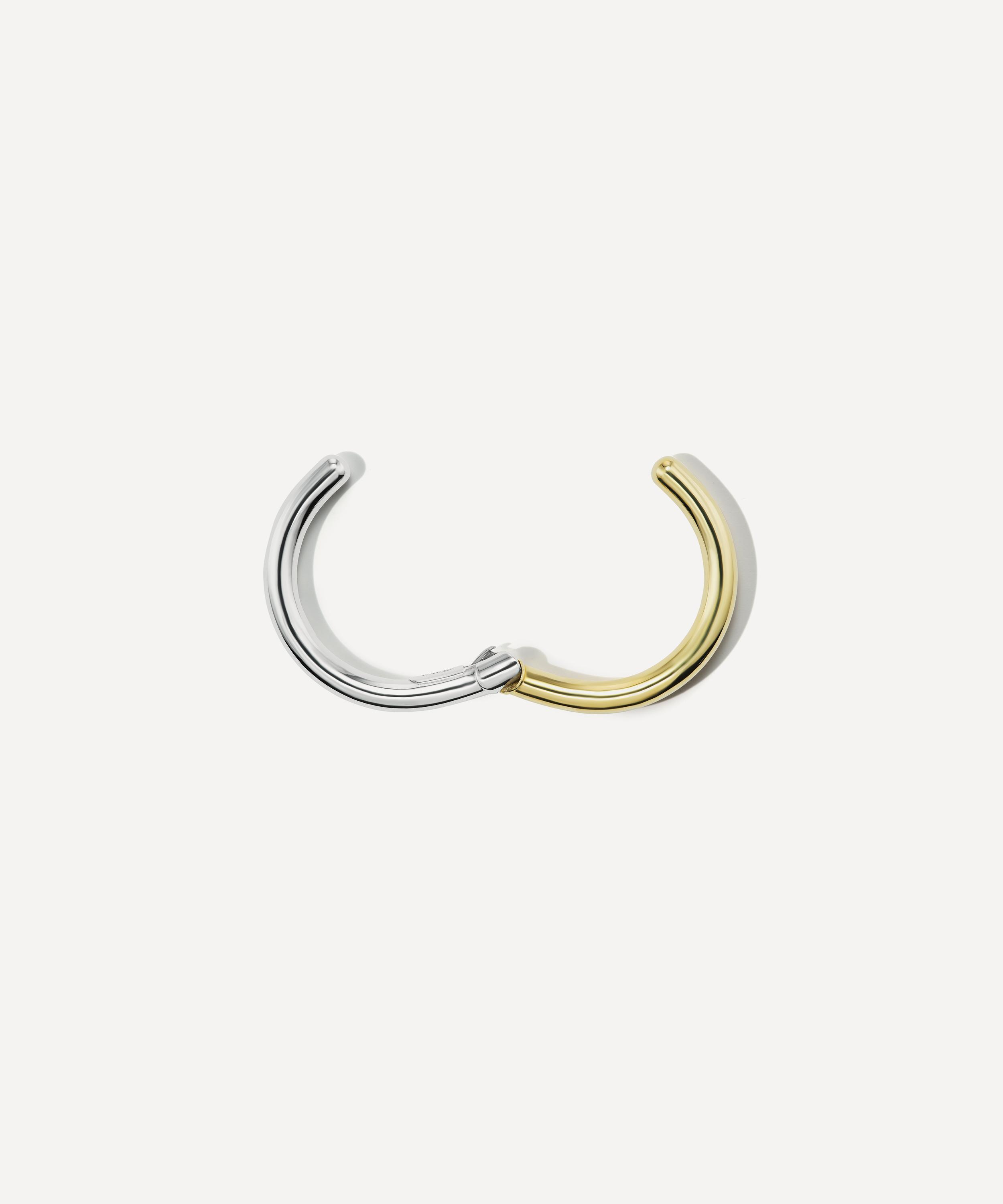Marla Aaron - Mixed Metal Hinged Cuffling Bracelet image number 2