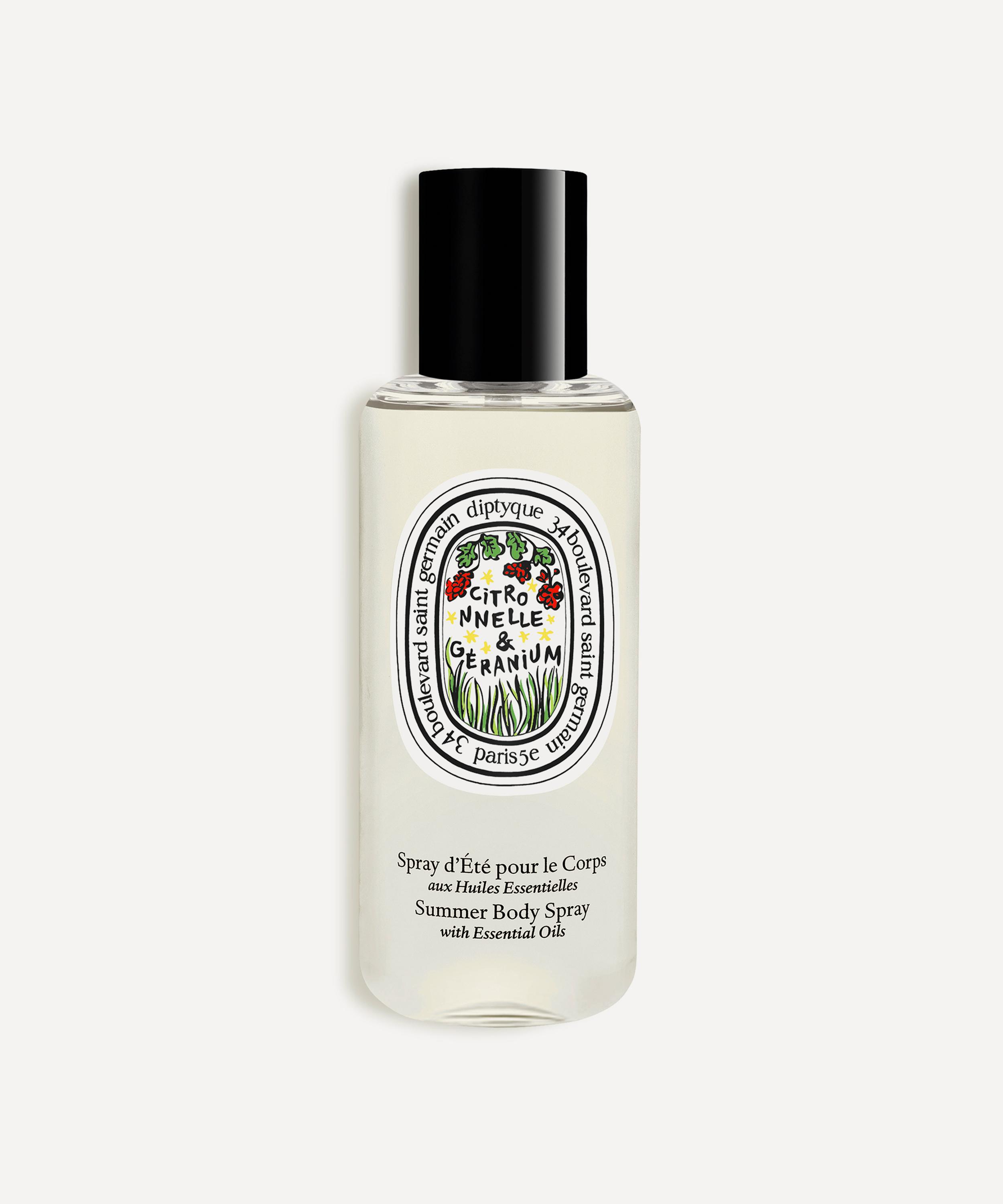 Diptyque - Citronnelle and Geranium Limited Edition Summer Body Spray 100ml image number 0