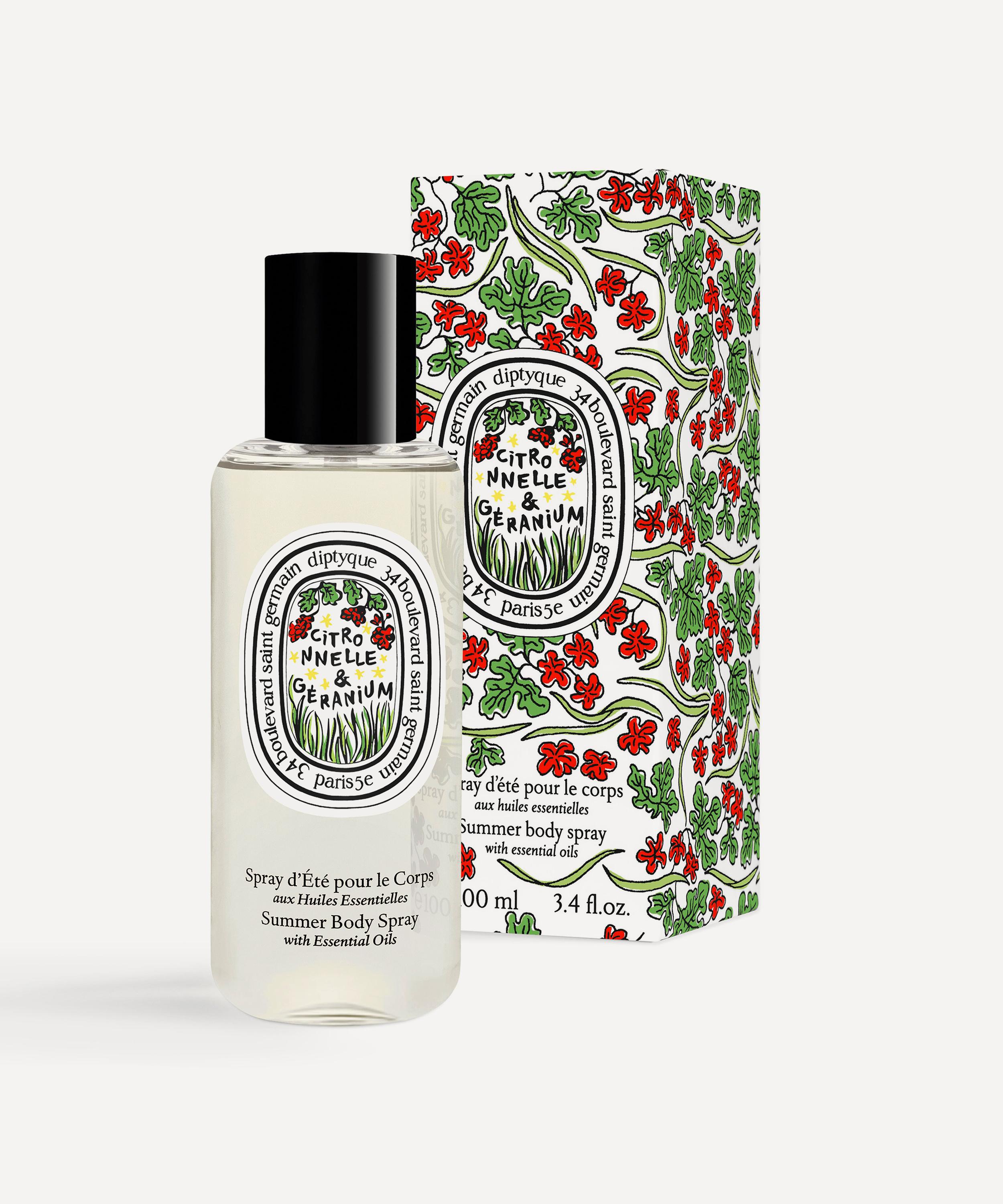 Diptyque - Citronnelle and Geranium Limited Edition Summer Body Spray 100ml image number 1