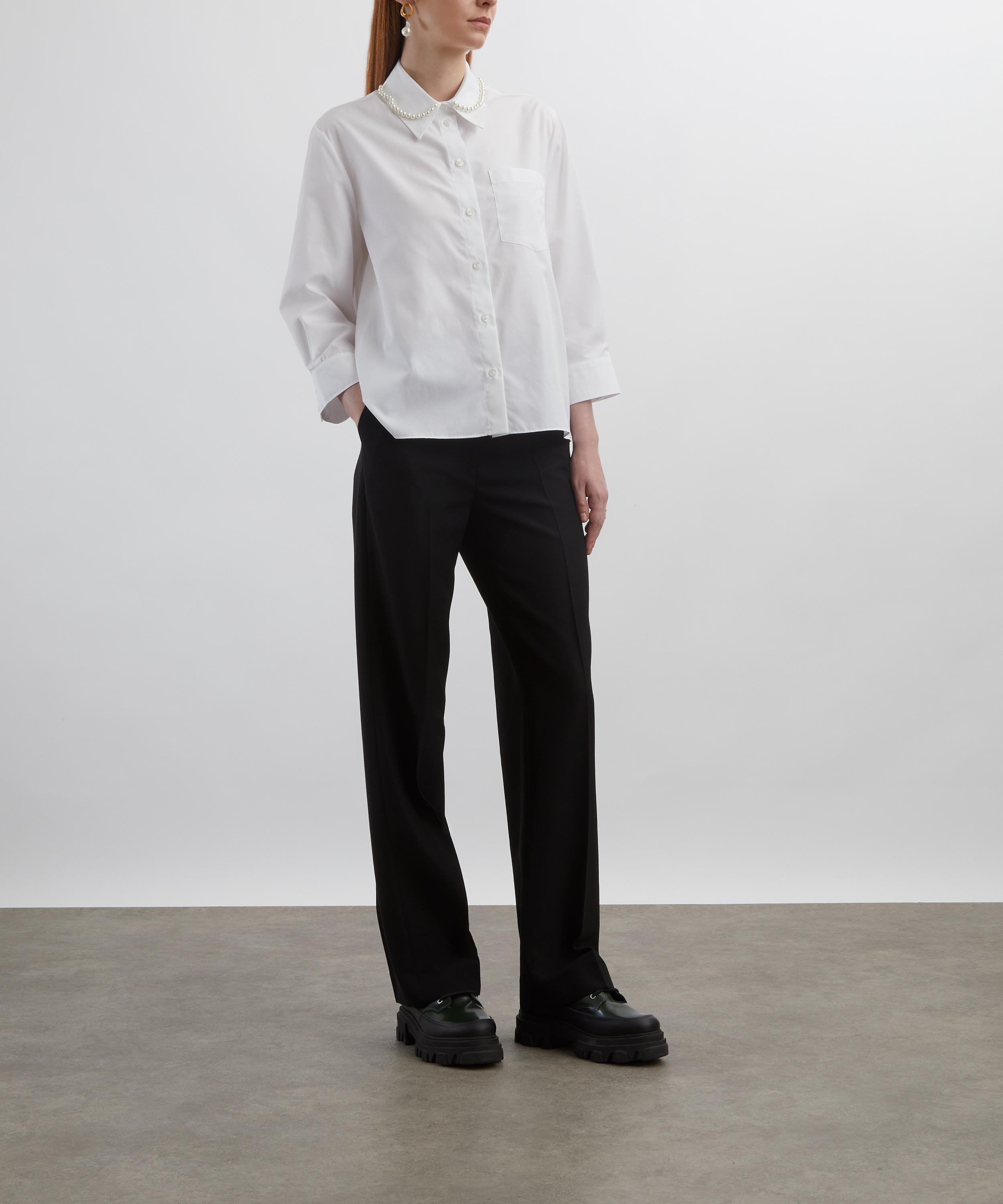 Simone Rocha - The Cropped Masculine Shirt  image number 1