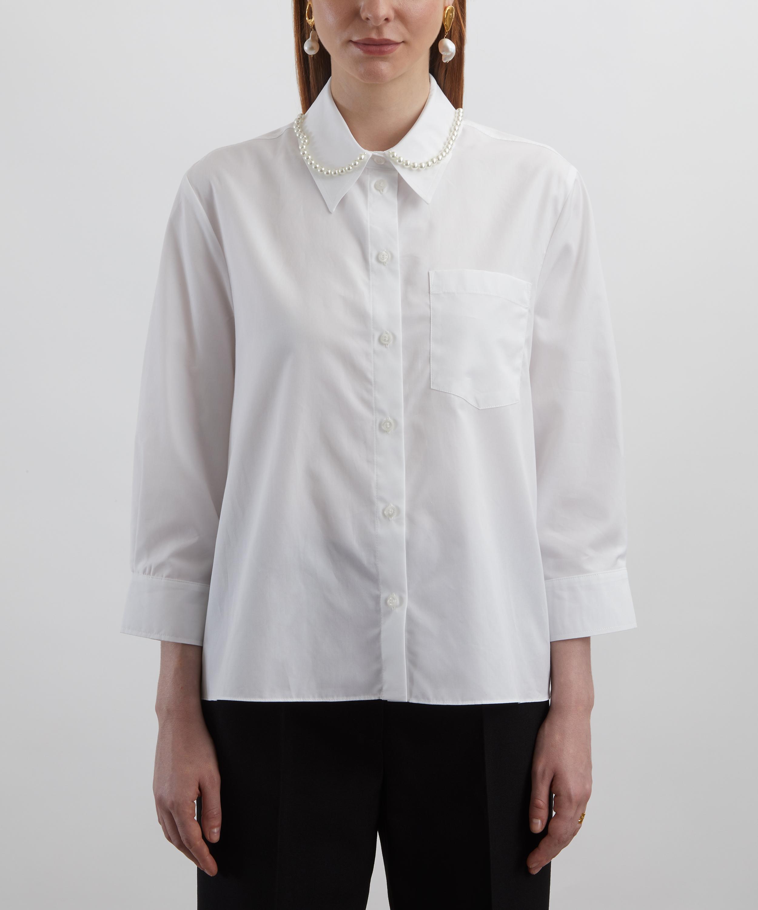 Simone Rocha - The Cropped Masculine Shirt  image number 2