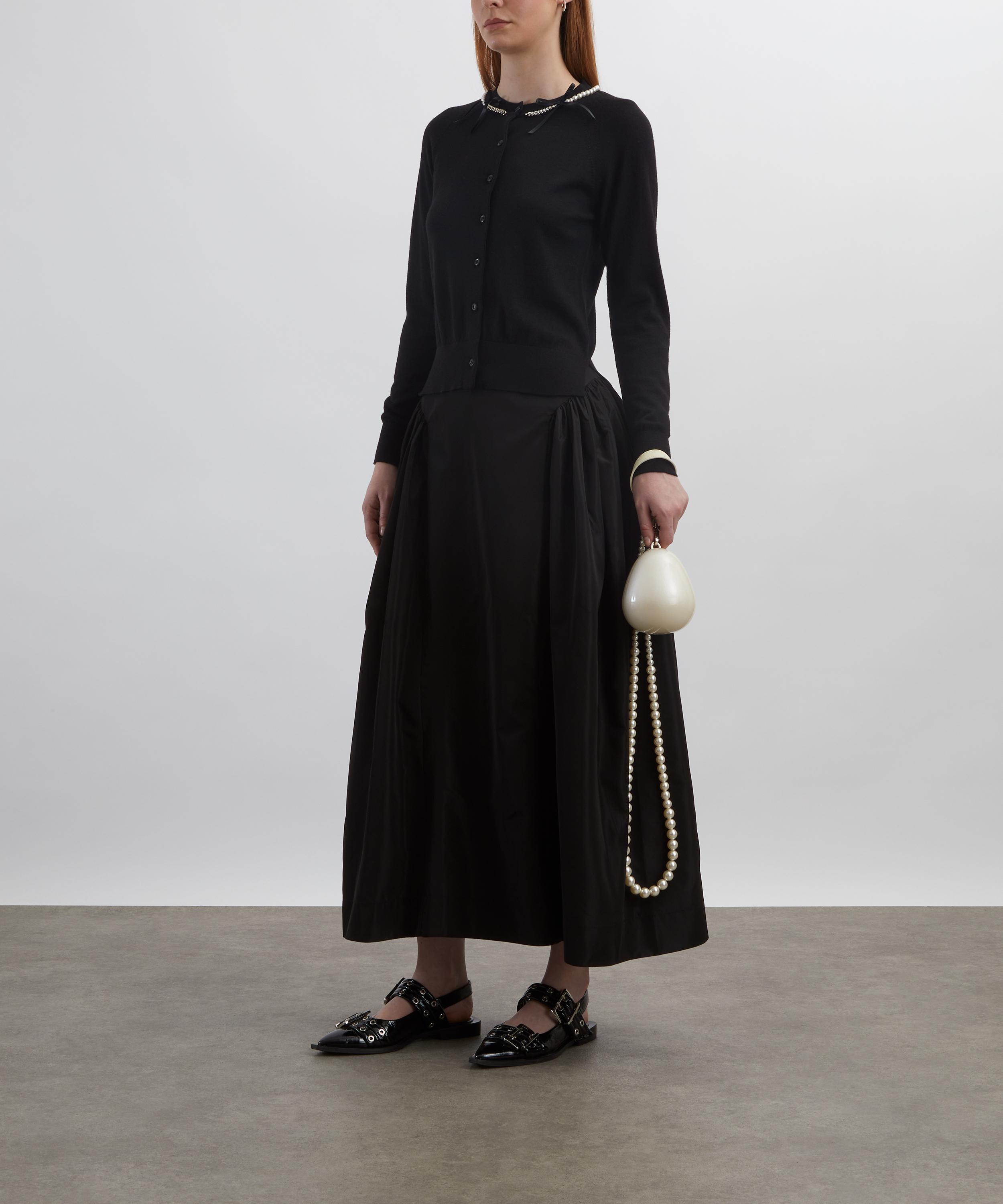 Simone Rocha - Pearl and Chain Bow Cardigan image number 1