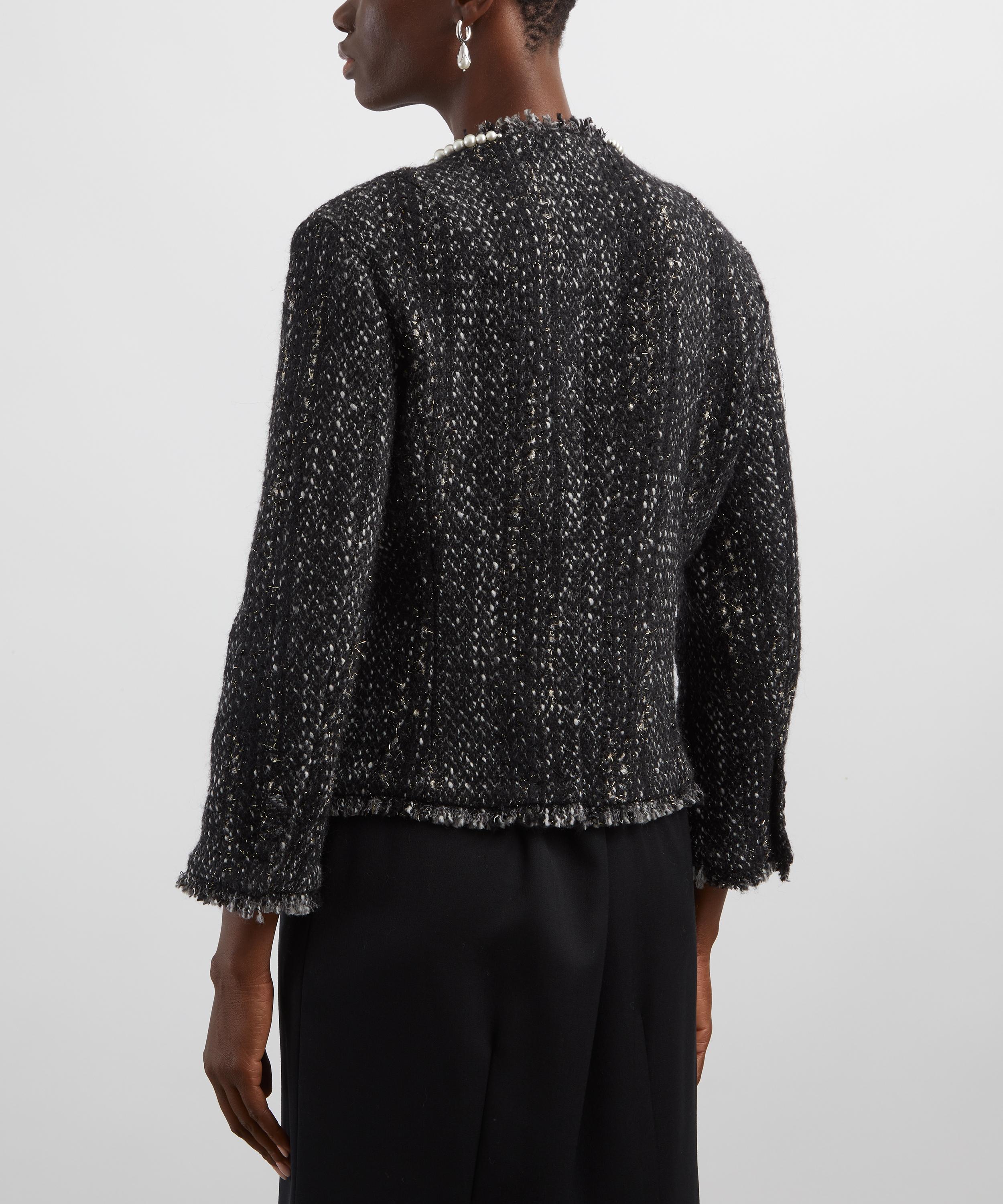 Simone Rocha - Embellished Sculpted Frill Bust Fray Jacket image number 3