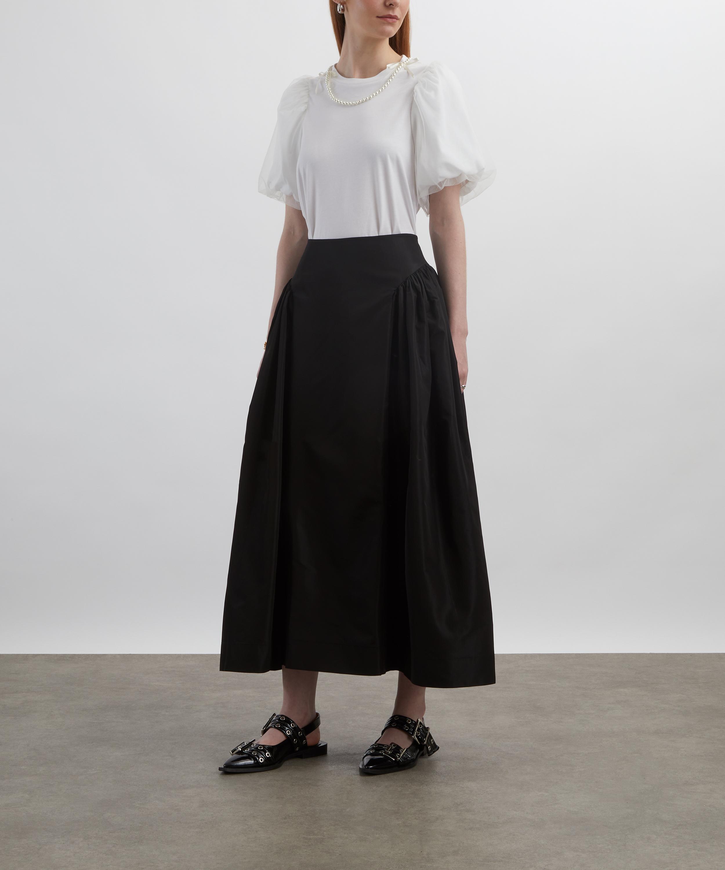 Simone Rocha -  Overlay Puff-Sleeve Pearl T-Shirt image number 1