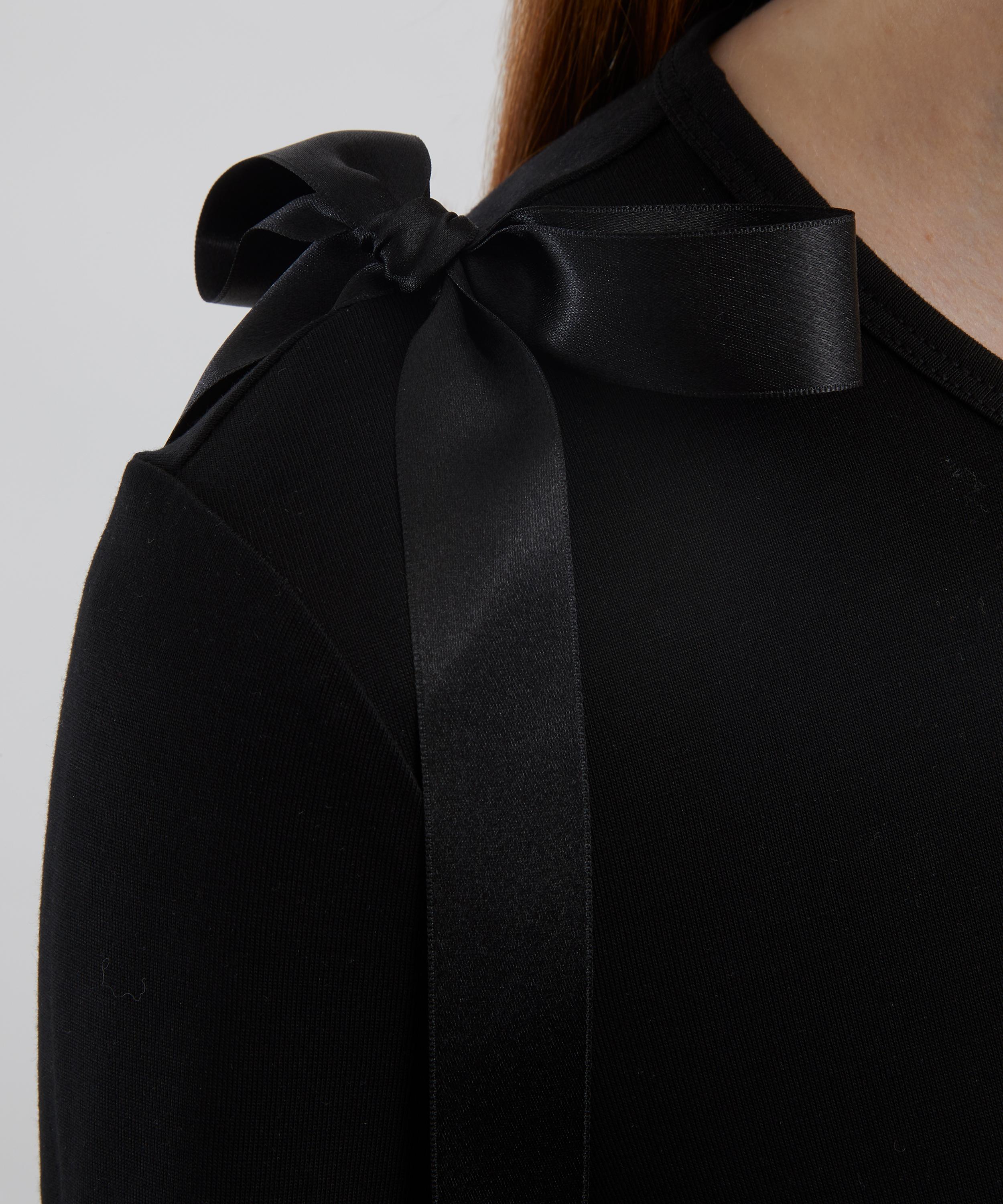 Simone Rocha - Bow Ribbon Tail Long-Sleeve T-Shirt image number 4