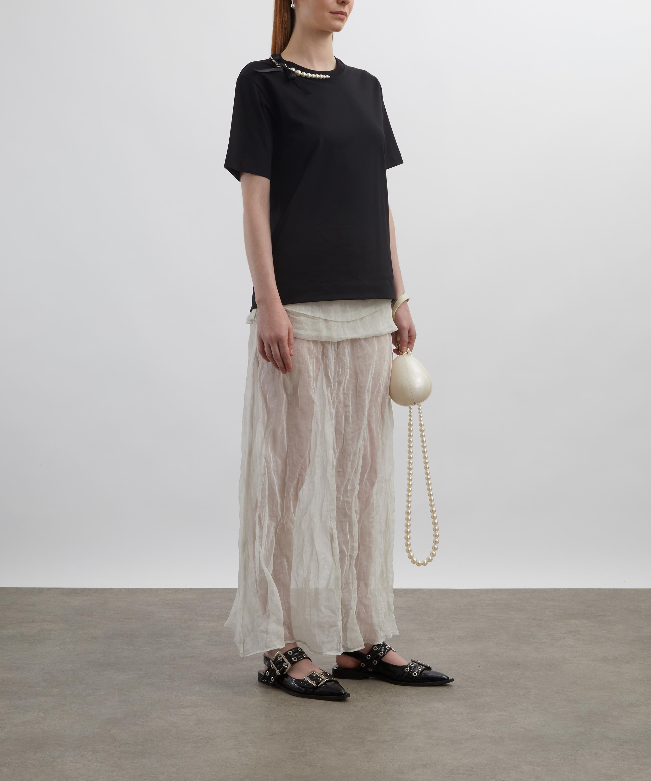 Simone Rocha - Pearl and Chain Boy T-Shirt image number 1