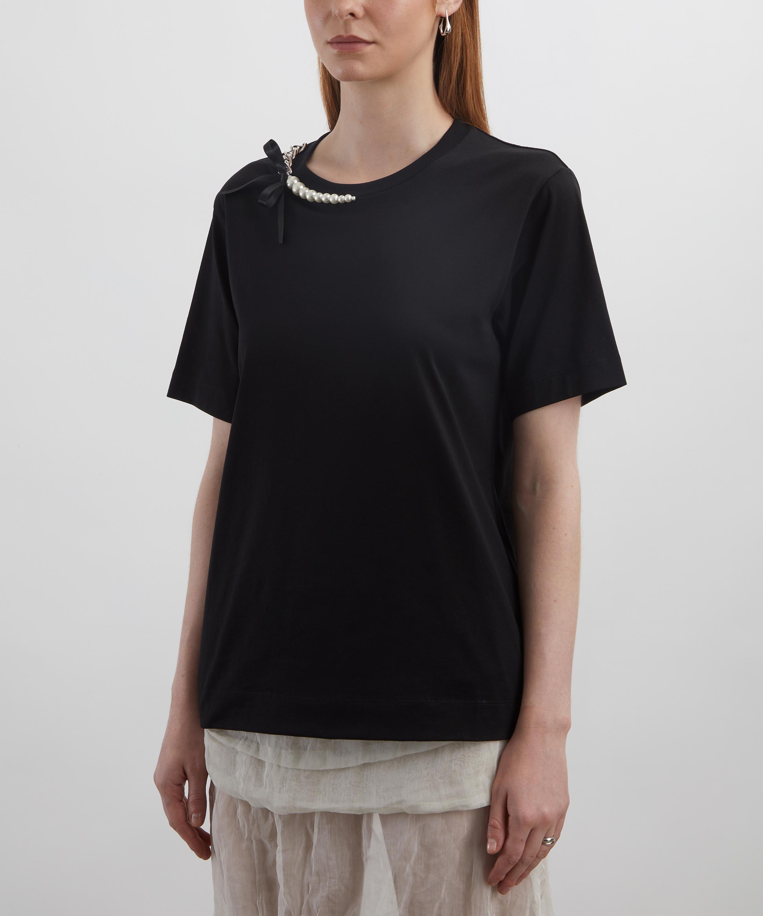 Simone Rocha - Pearl and Chain Boy T-Shirt image number 2