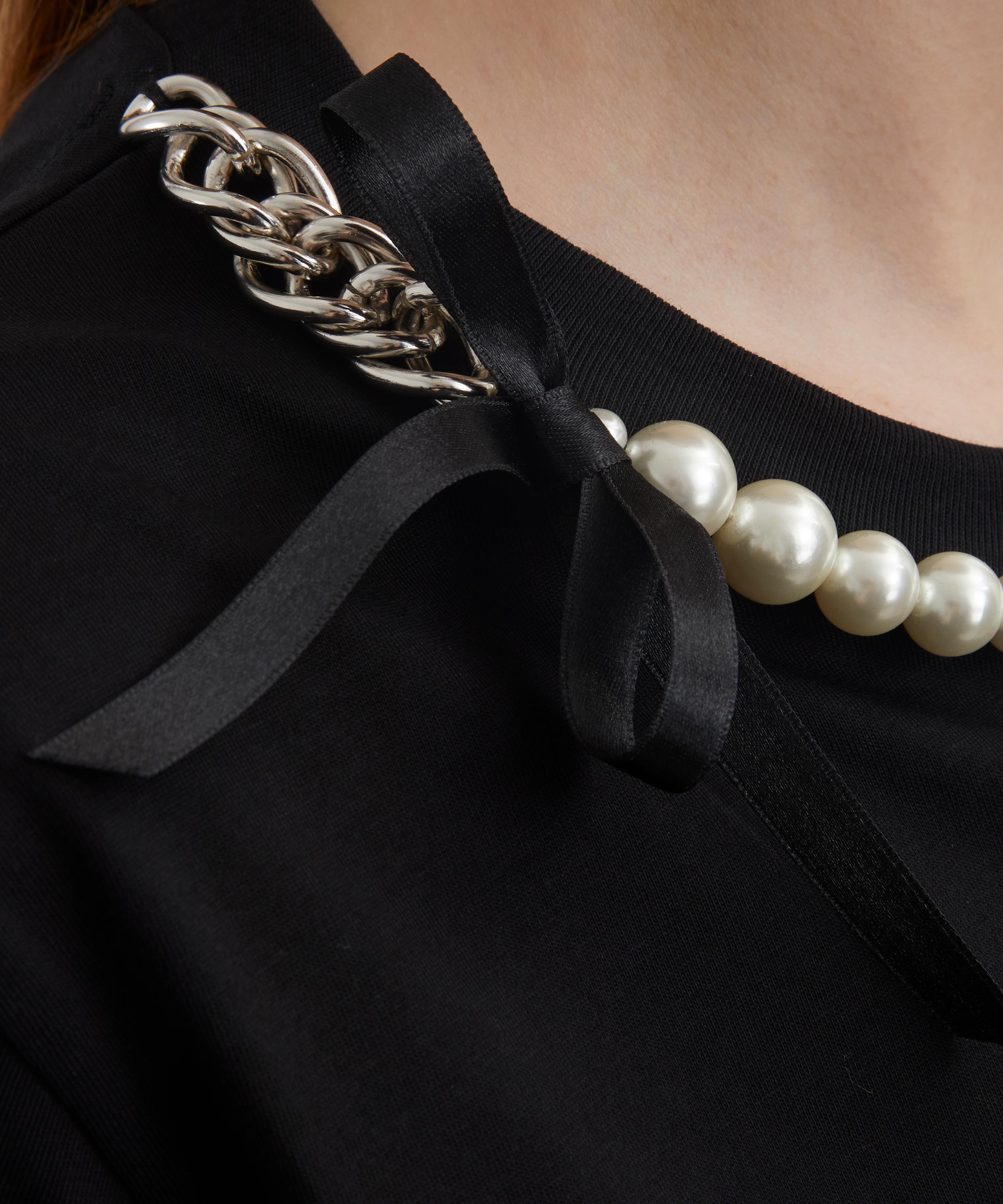 Simone Rocha - Pearl and Chain Boy T-Shirt image number 4