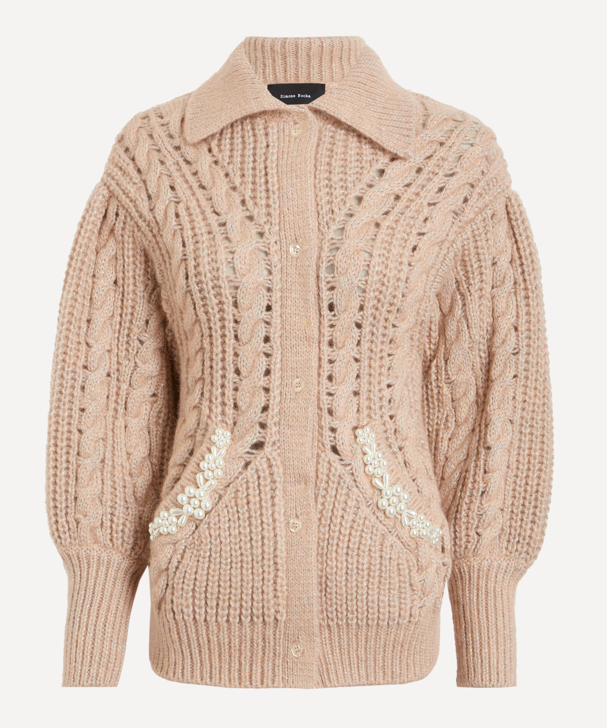 Simone Rocha - Sculpted Chunky Knit Jumper image number 0