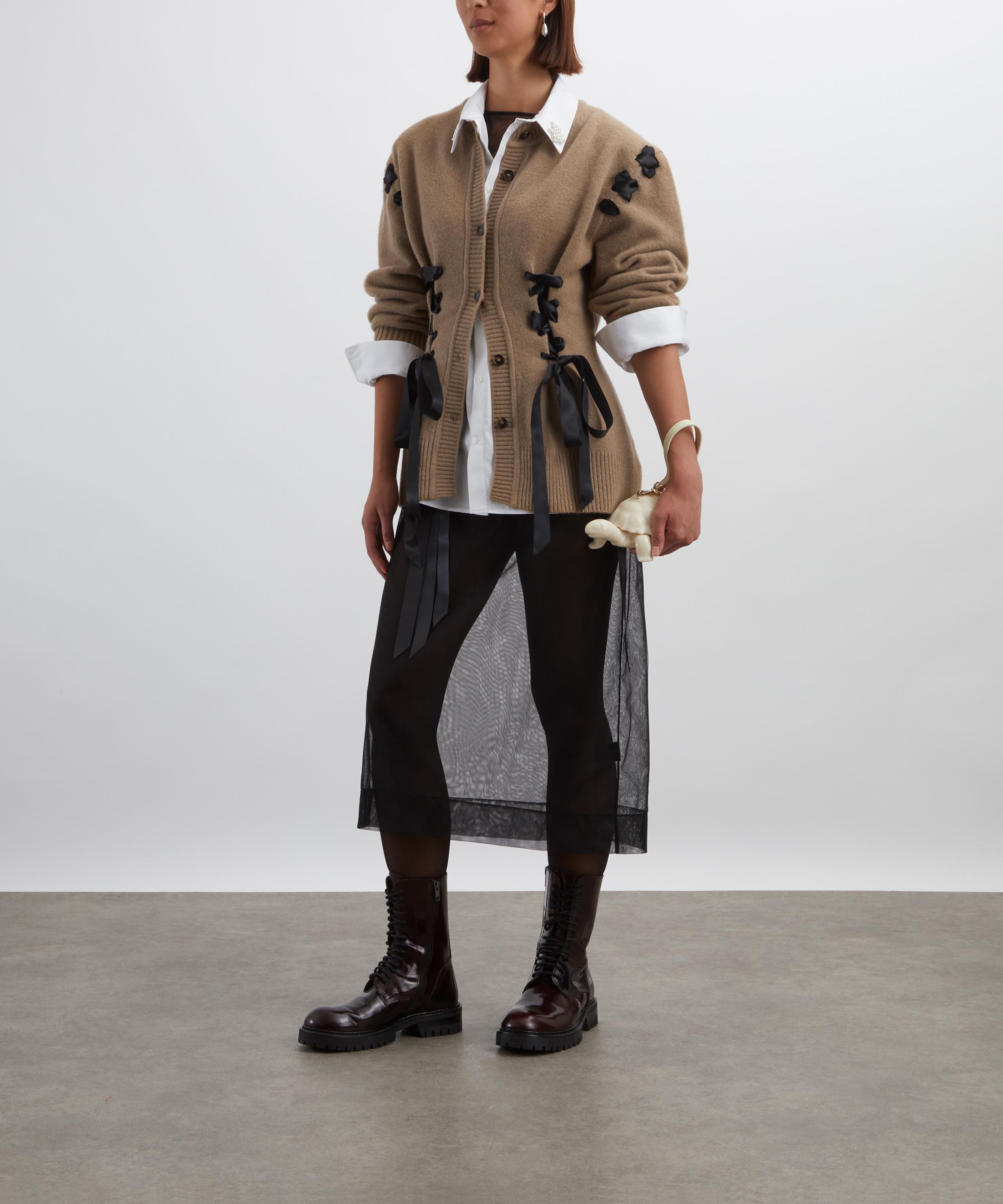 Simone Rocha - Sculpted Ribbon Corset Cardigan image number 1