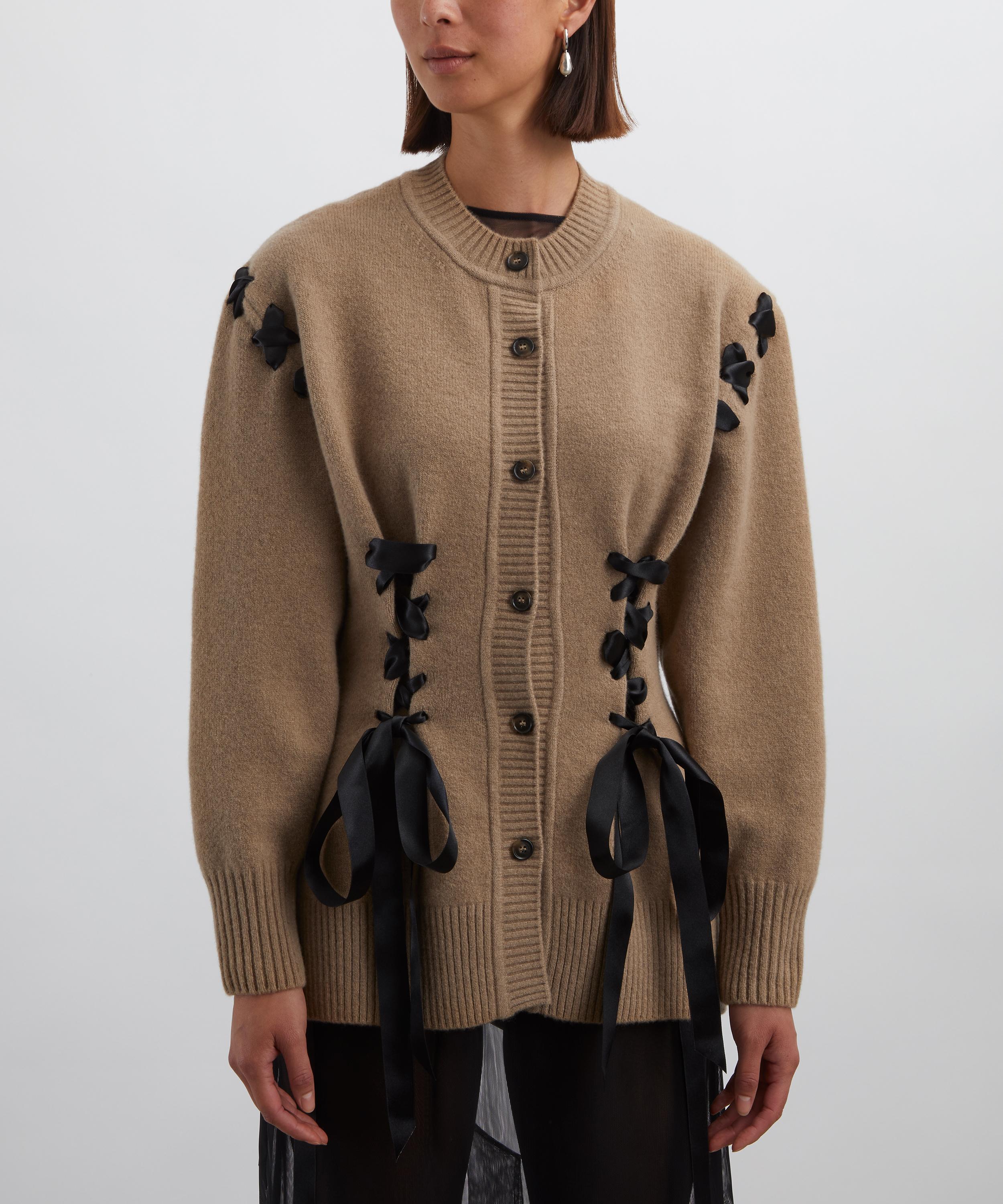 Simone Rocha - Sculpted Ribbon Corset Cardigan image number 2