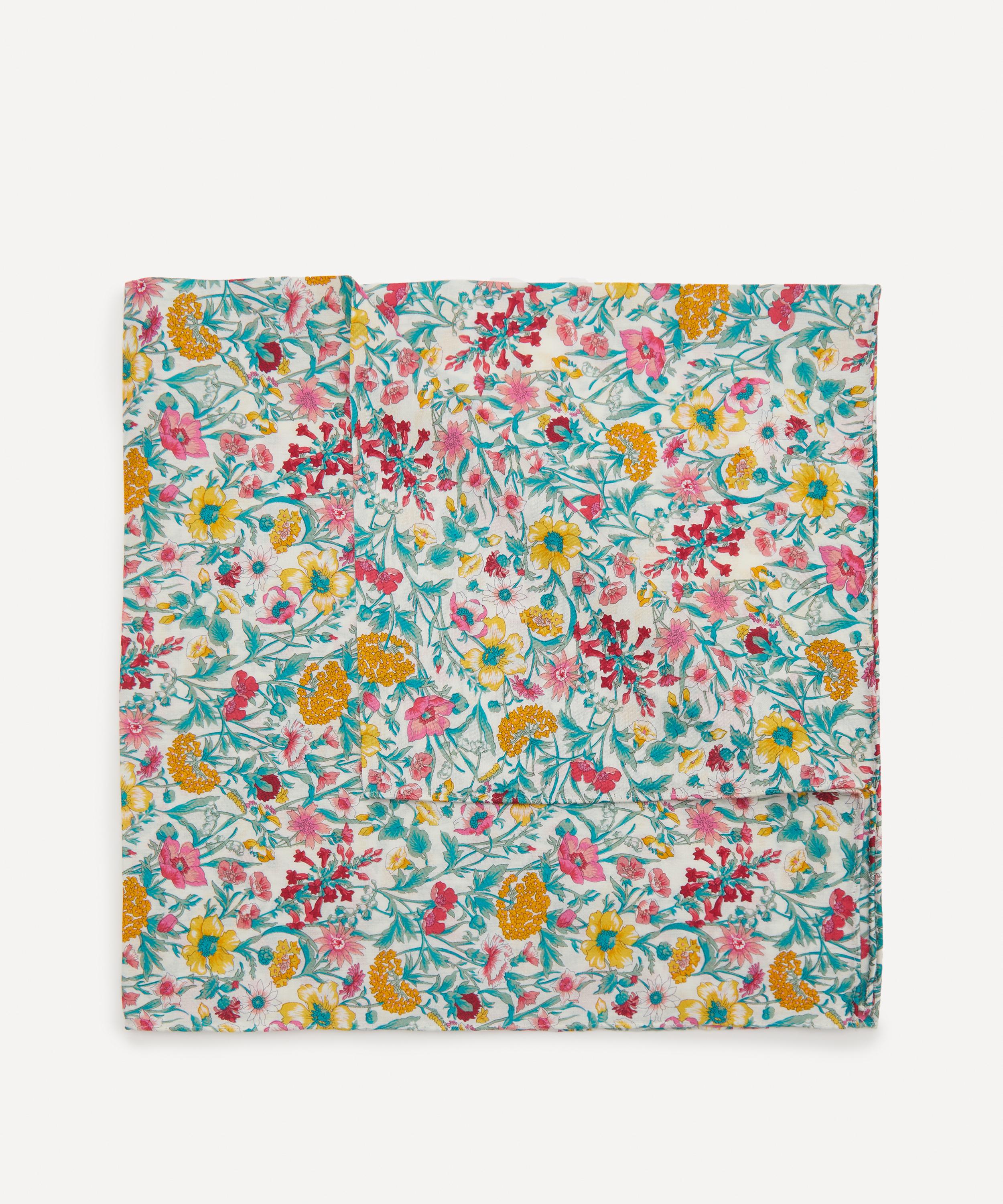 Liberty - Rachel Large Pink Floral Cotton Handkerchief