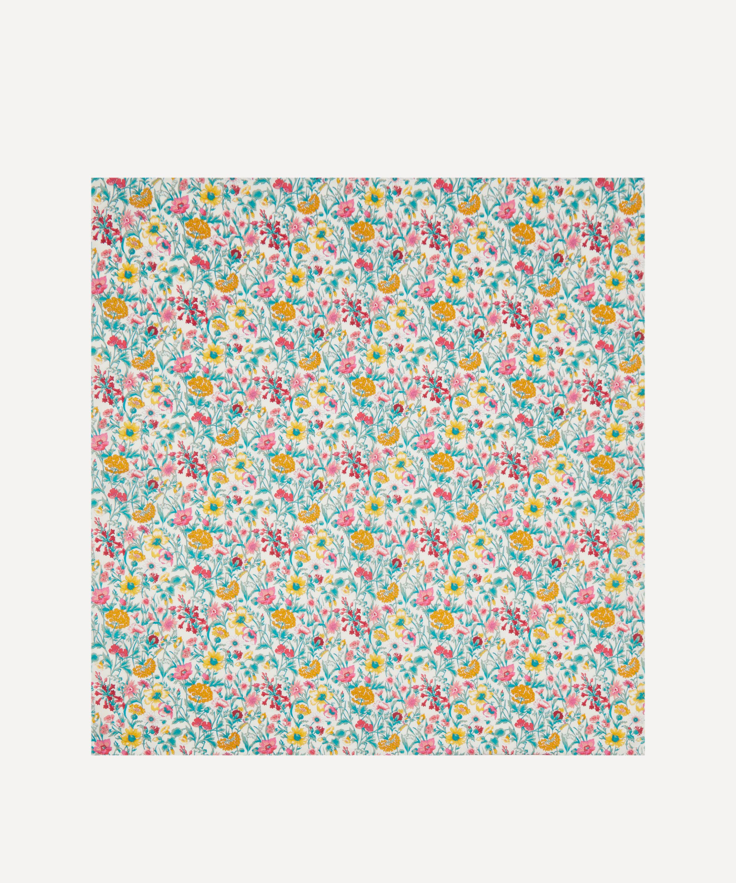 Liberty - Rachel Large Pink Floral Cotton Handkerchief image number 1