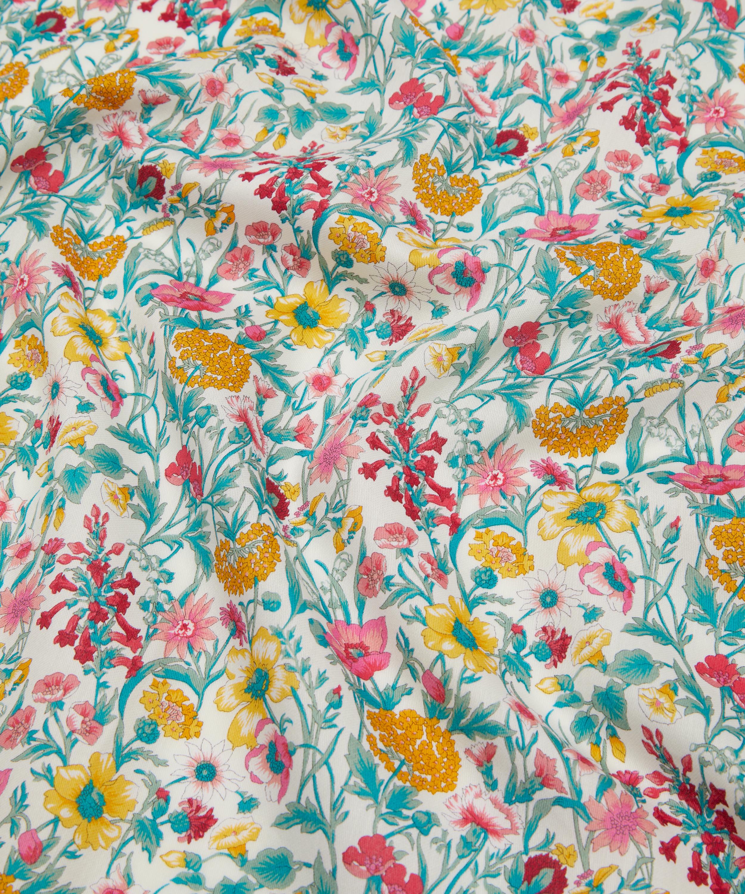 Liberty - Rachel Large Pink Floral Cotton Handkerchief image number 3