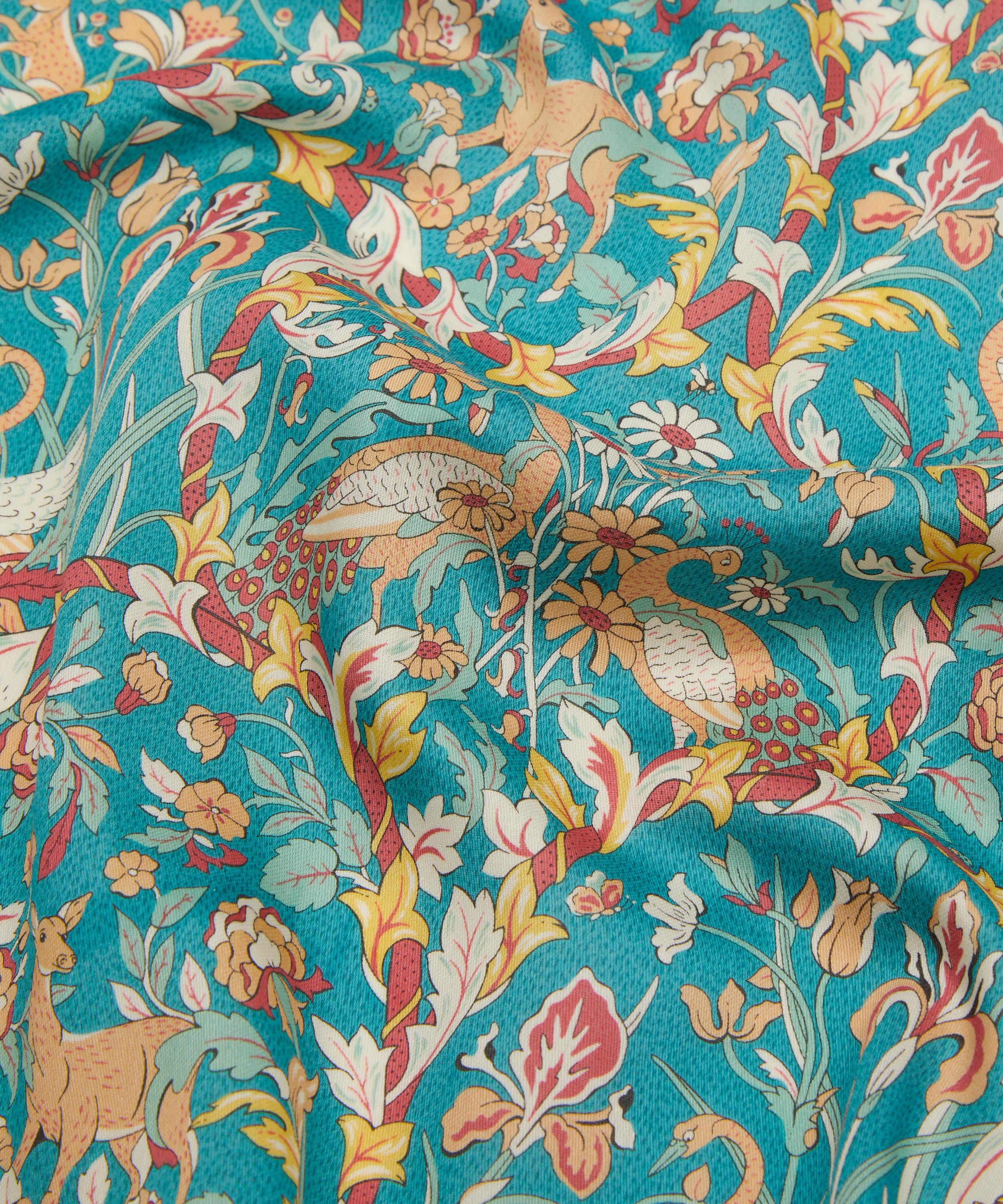 Liberty - Joan Medium Green Cotton Handkerchief image number 3