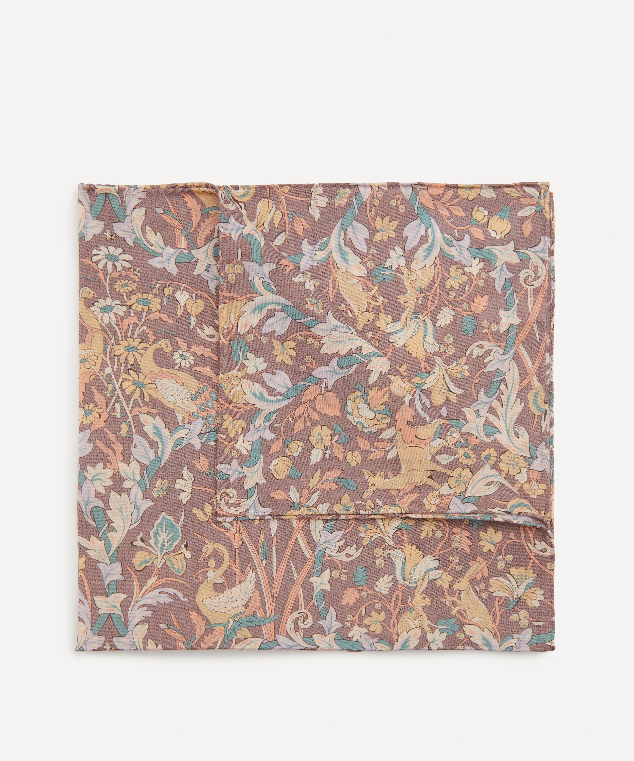 Liberty - Joan Medium Pink Cotton Handkerchief
