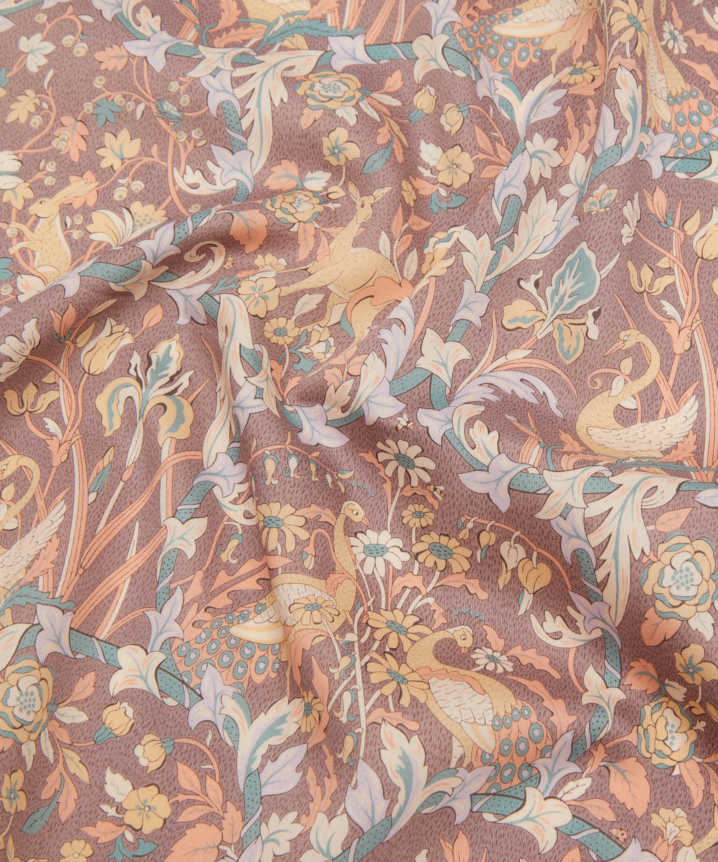 Liberty - Joan Medium Pink Cotton Handkerchief image number 3