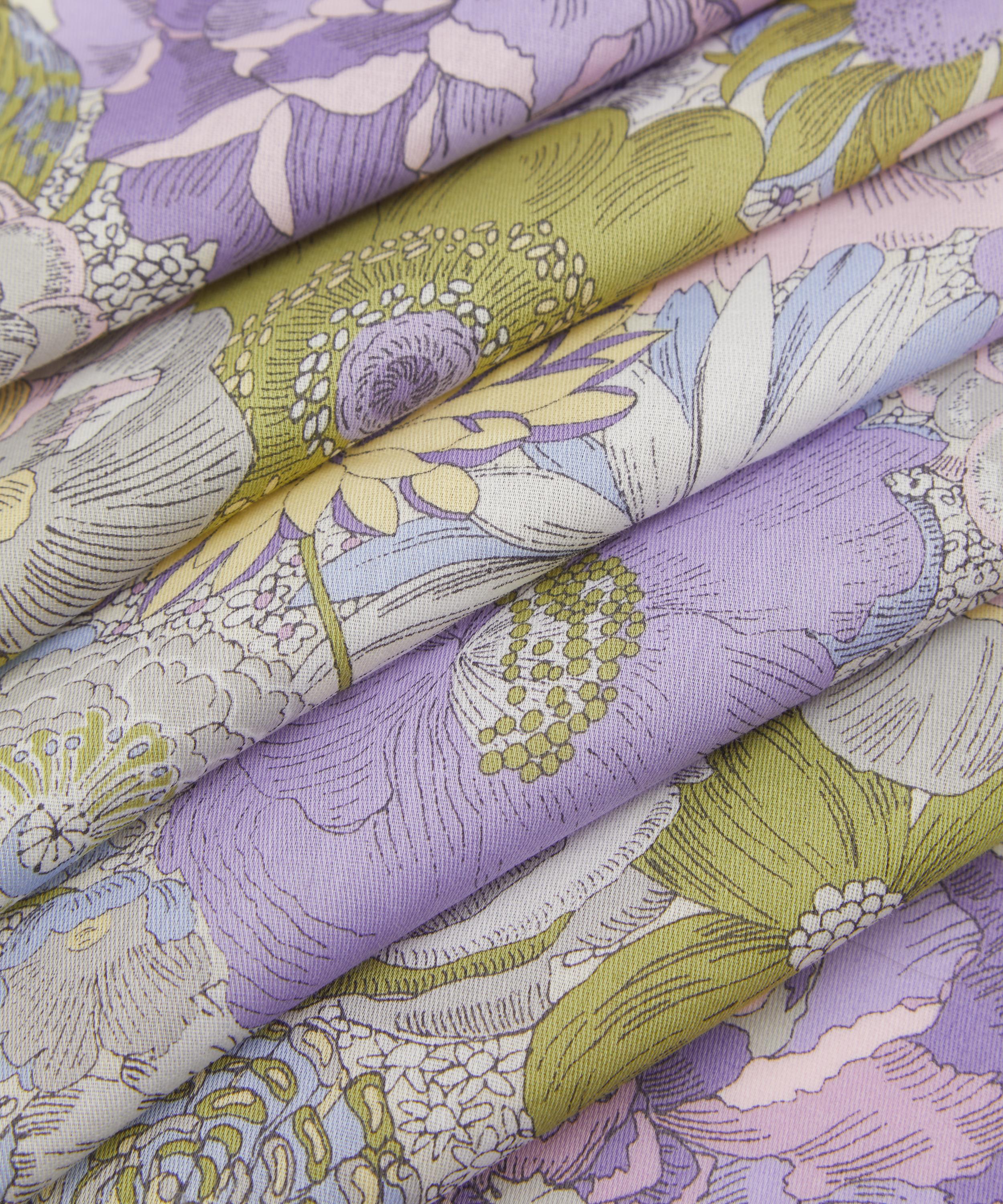 Liberty - English Field Medium Purple Cotton Handkerchief image number 2