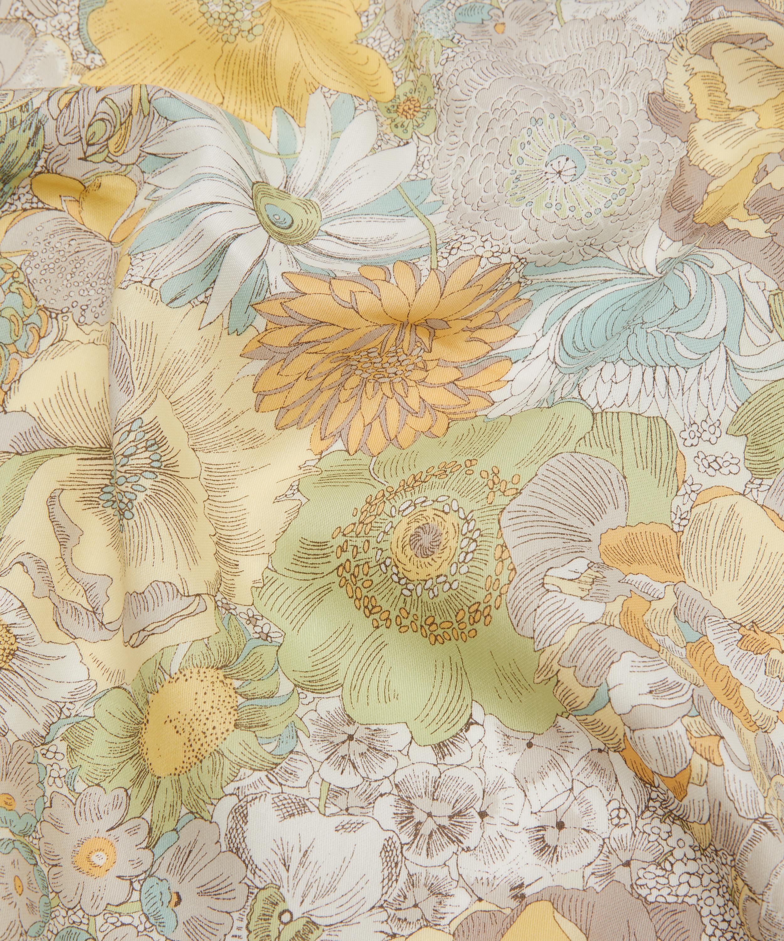 Liberty - English Field Medium Yellow Cotton Handkerchief image number 3