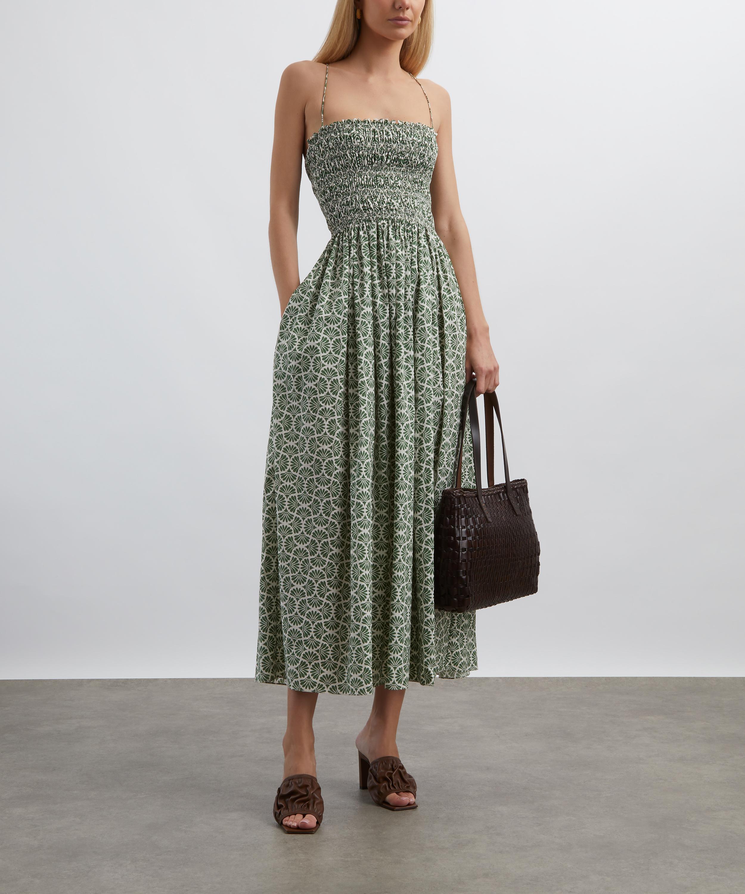 Matteau - Vetiver Shirred Bodice Dress image number 1