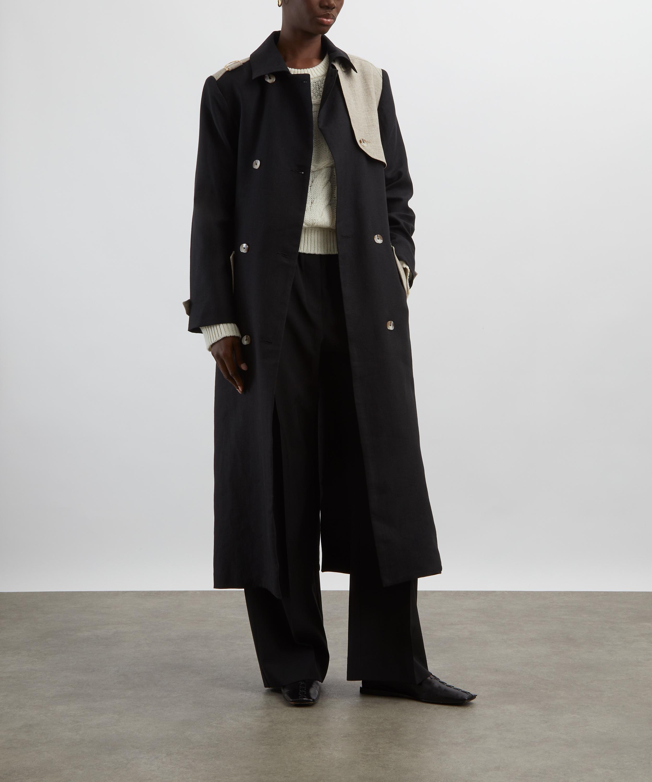 AKYN - Chanah Black Trench Coat image number 1